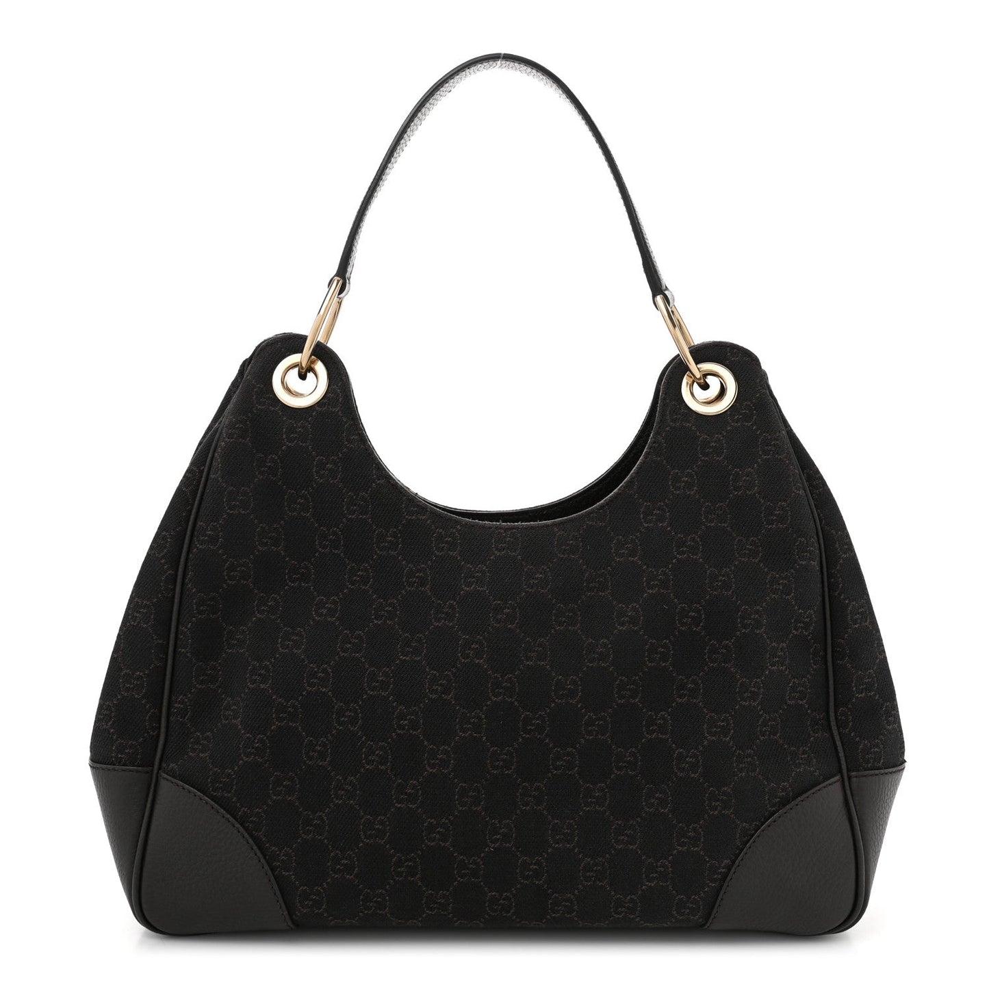 Gucci Colbert Hobo GG Canvas Bag - Black