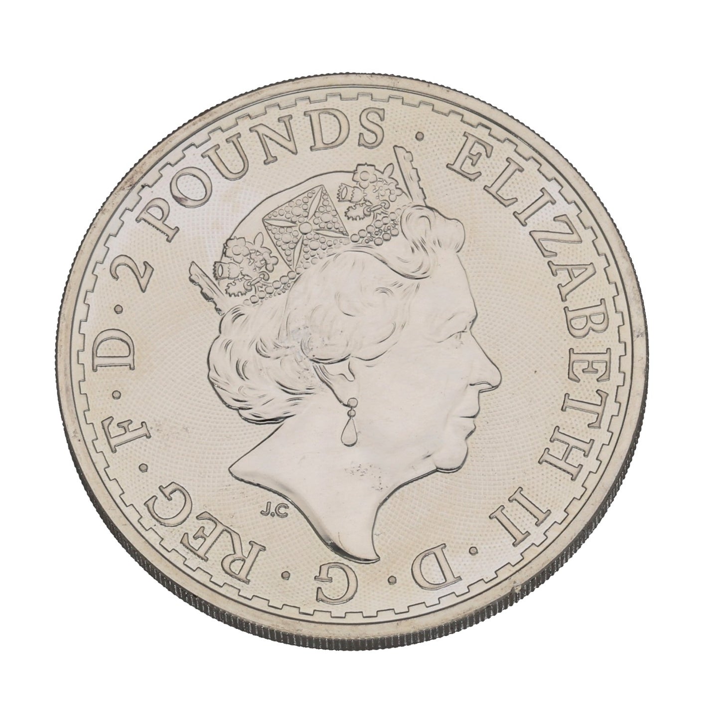 Fine Silver Queen Elizabeth II 1 OZ Britannia Coin 2019