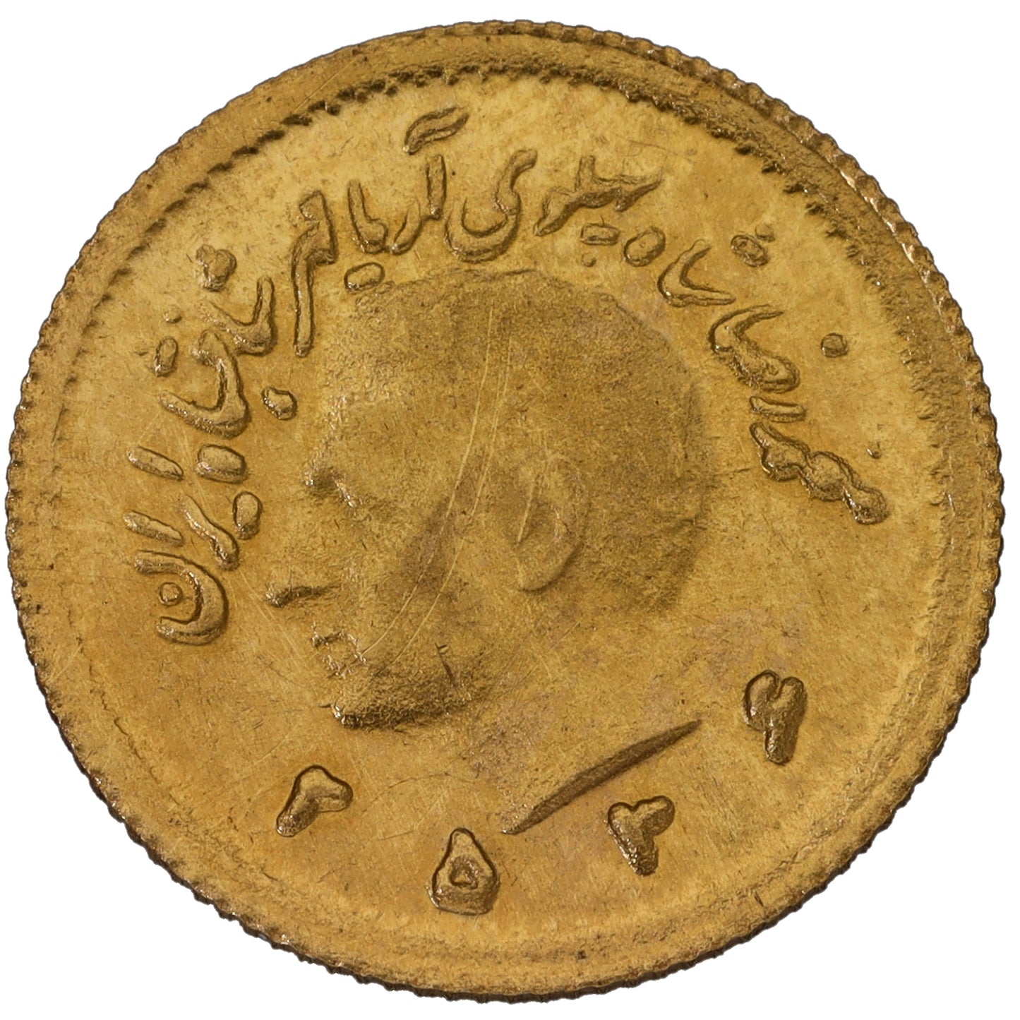 22ct Gold Iranian 1/4 Pahlavi Coin