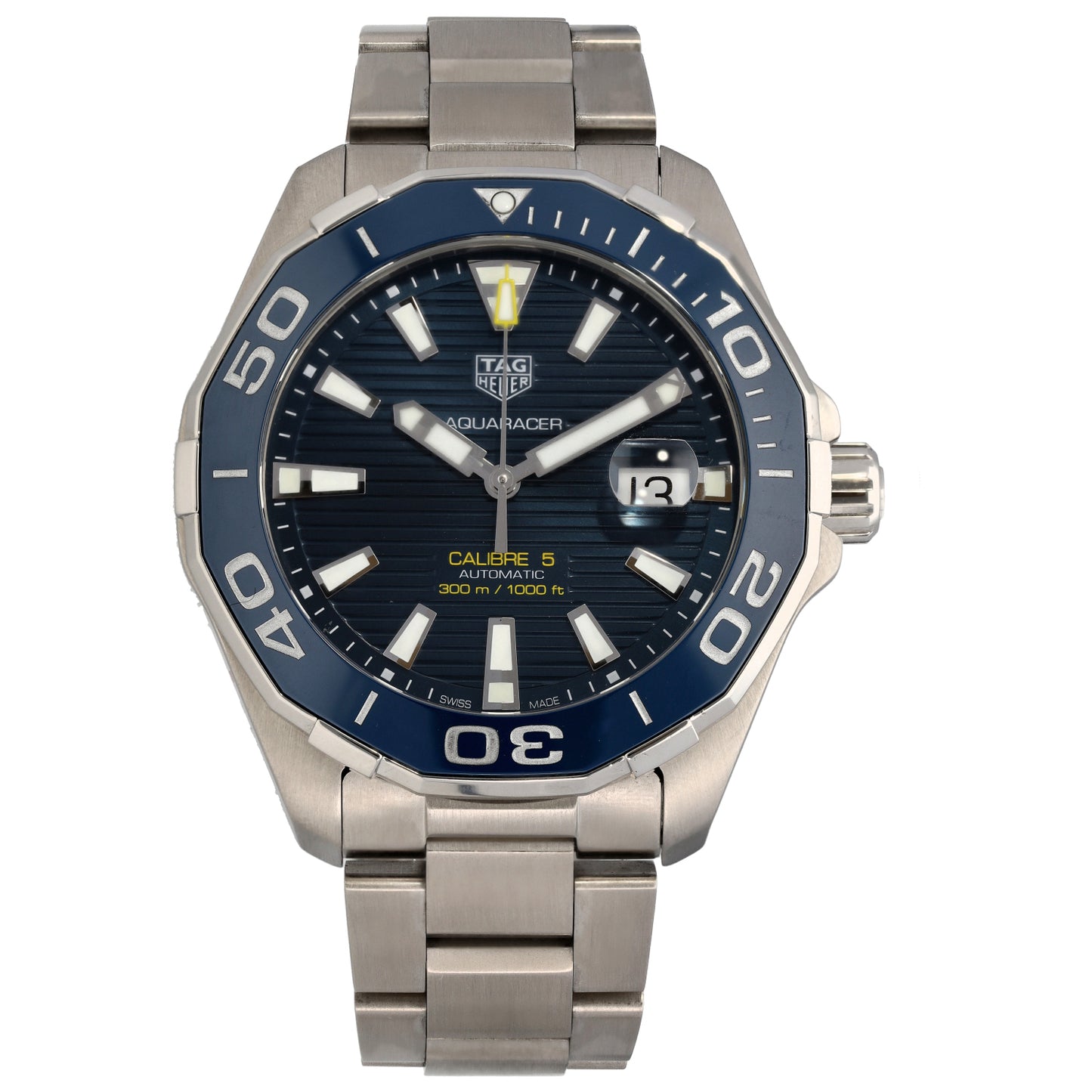 Tag Heuer Aquaracer WAY201B 43mm Stainless Steel Watch