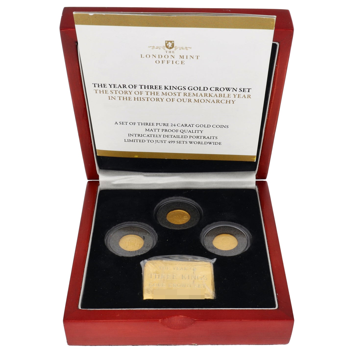 22ct Gold The Year Of The Three Kings 3 Crown Coin Set 2010