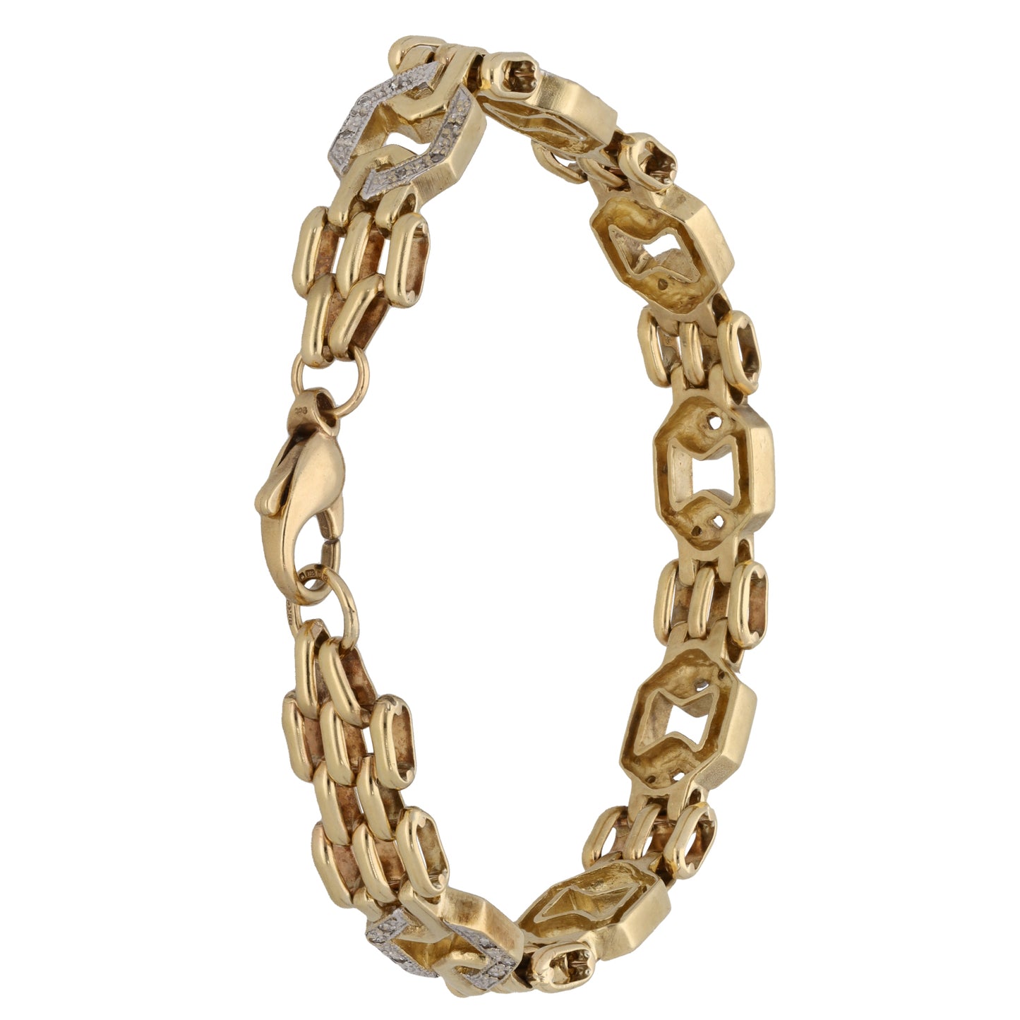 9ct Gold 0.42ct Diamond Alternative Bracelet