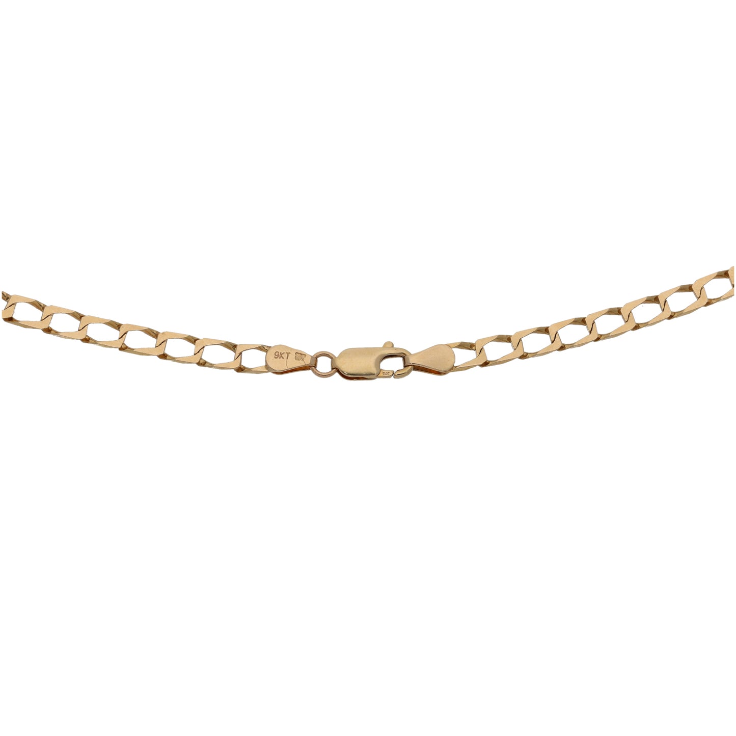 9ct Gold Curb Chain 20"