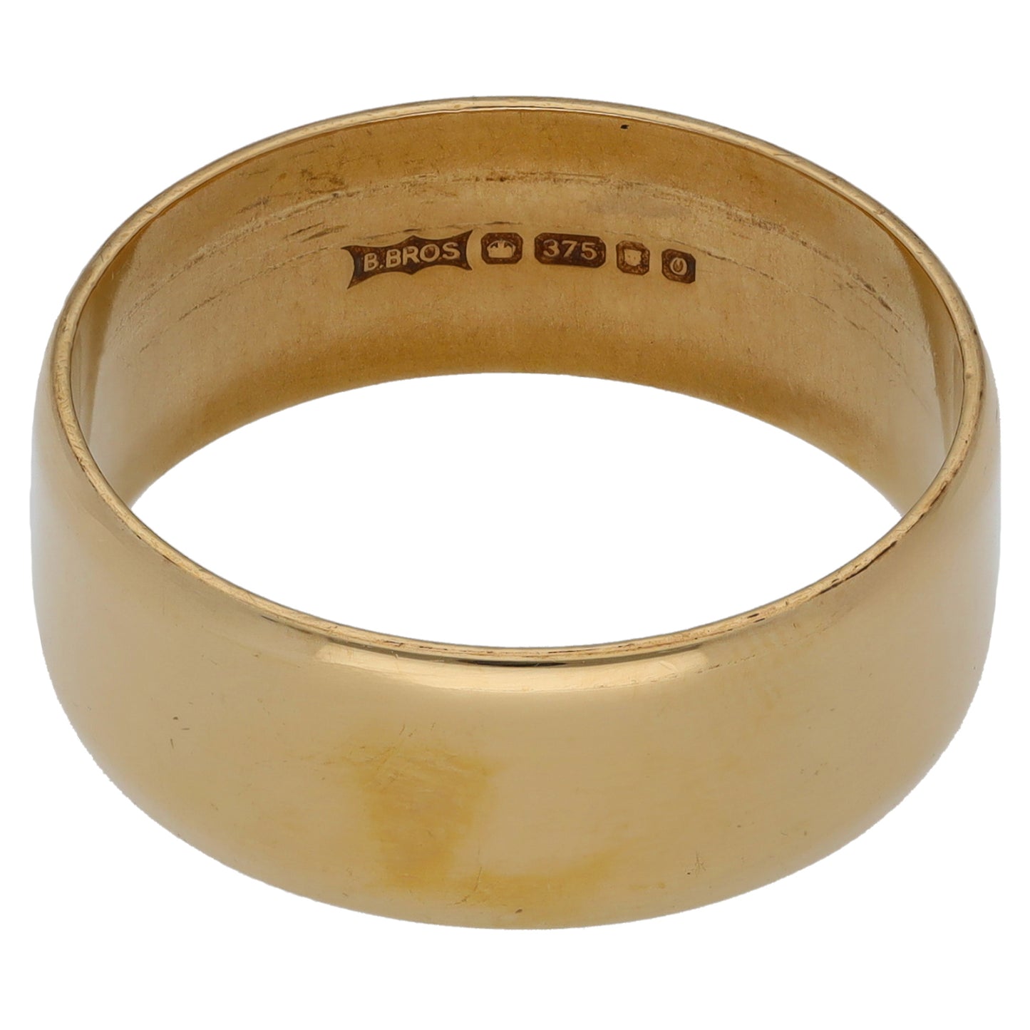 9ct Gold Plain Wedding Ring Size U