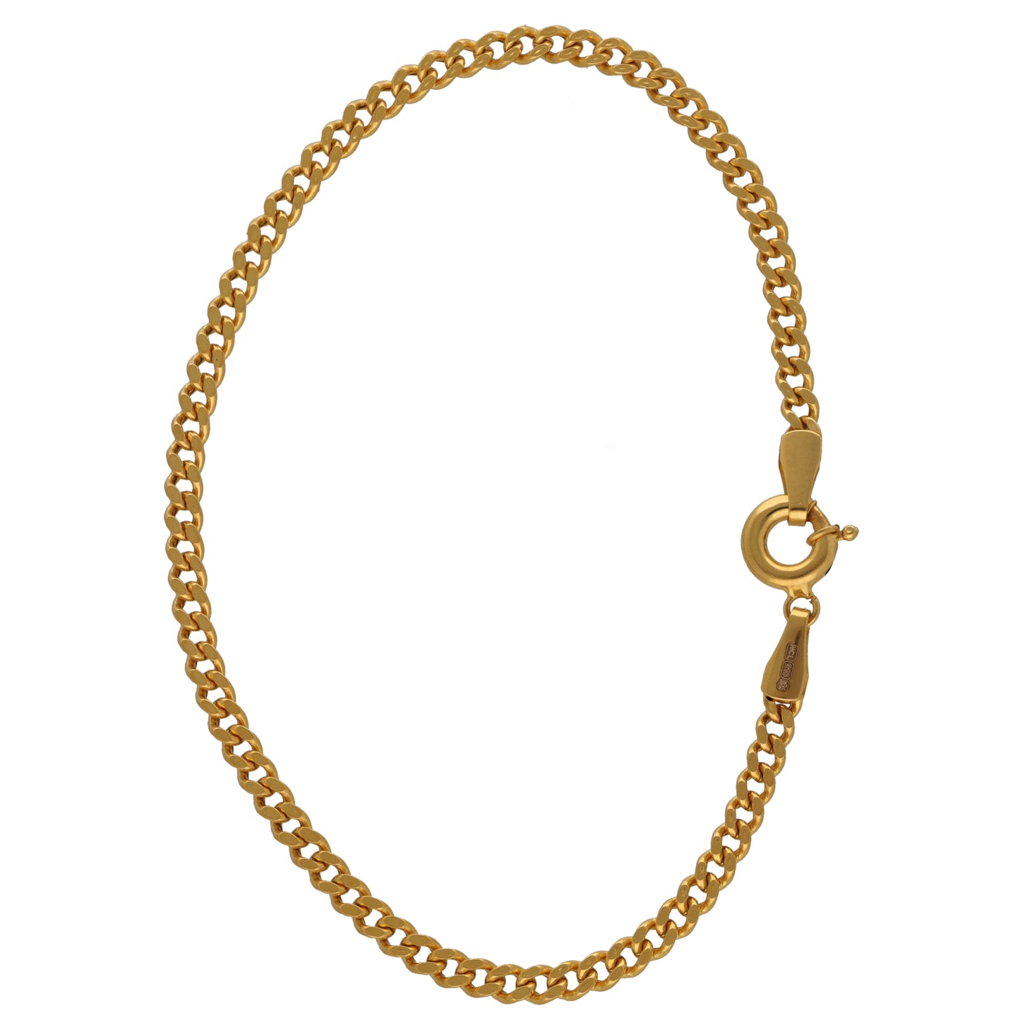 New 22ct Gold Curb Bracelet