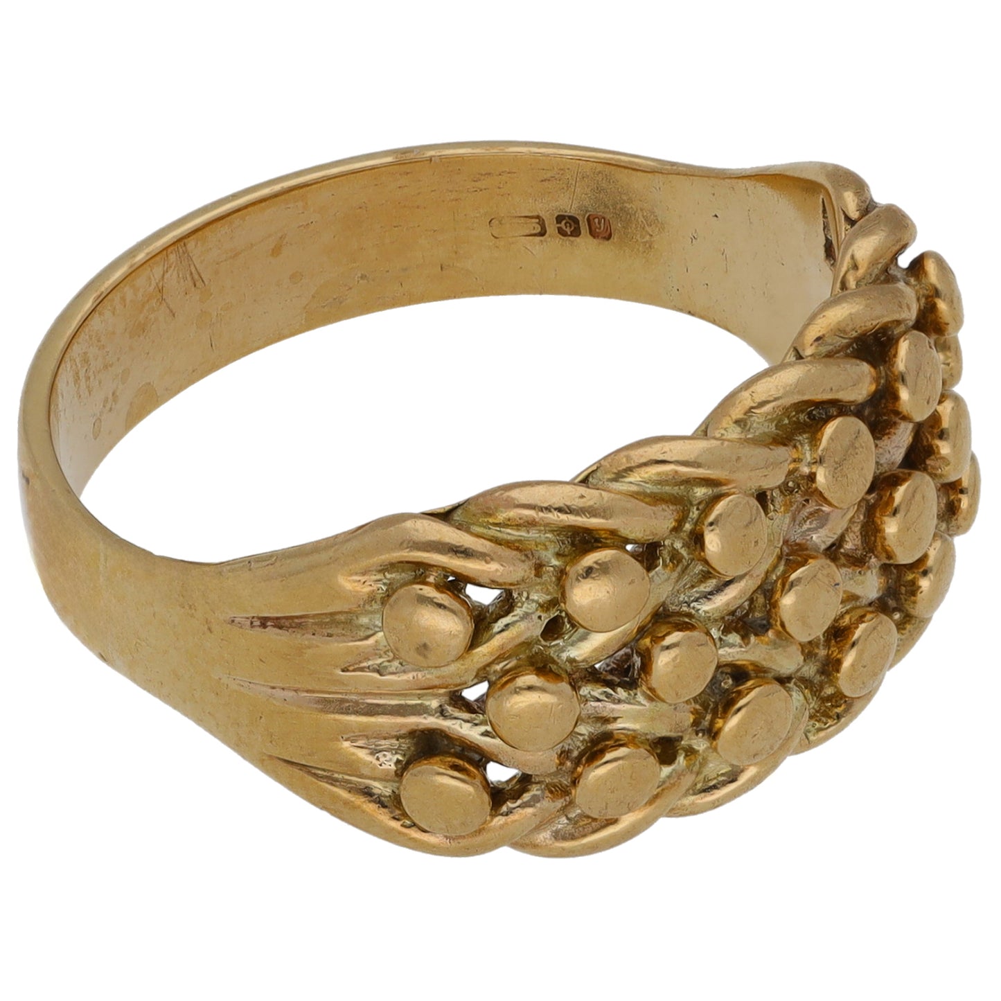 9ct Gold Keeper Ring Size R