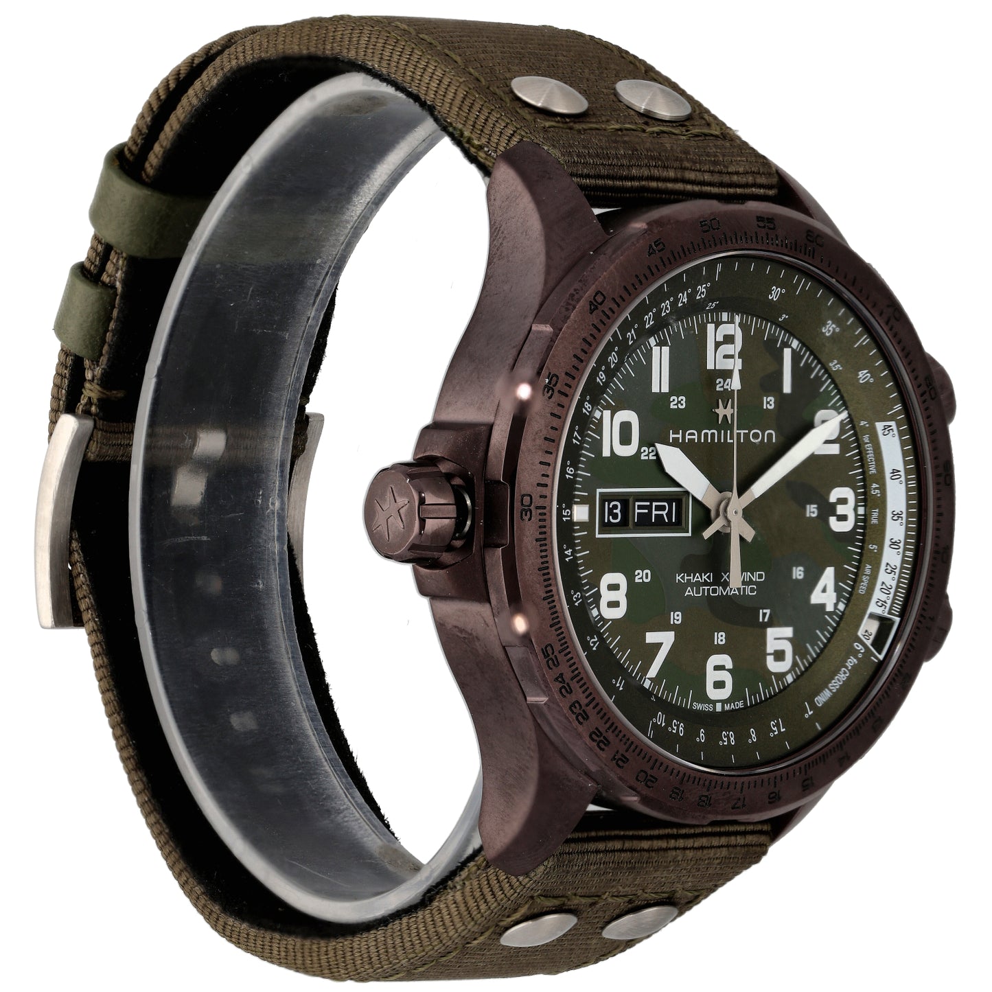 Hamilton Khaki Aviation X-Wind H777750 45mm PVD Stainless Steel Watch