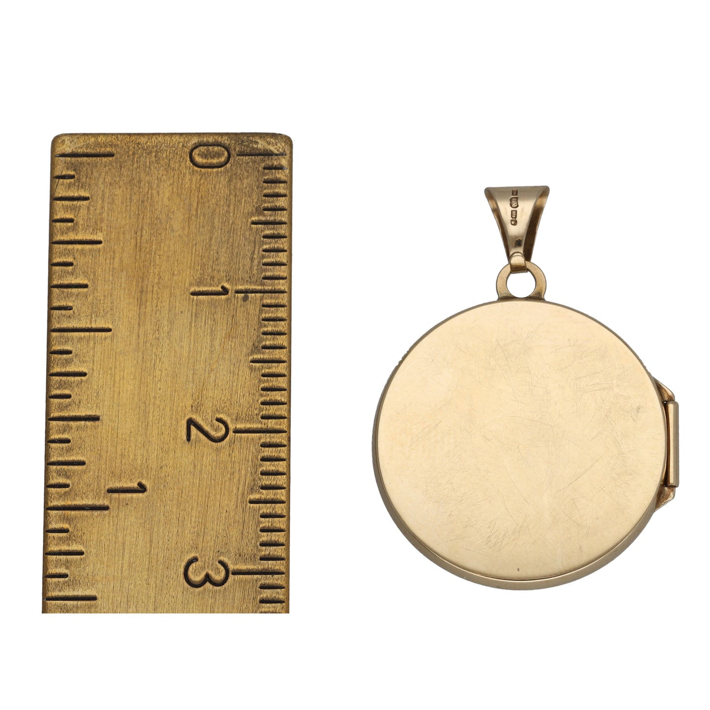 9ct Gold St Christopher Locket Pendant