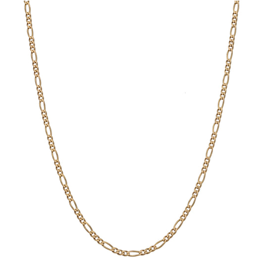 9ct Gold Figaro Chain 20"