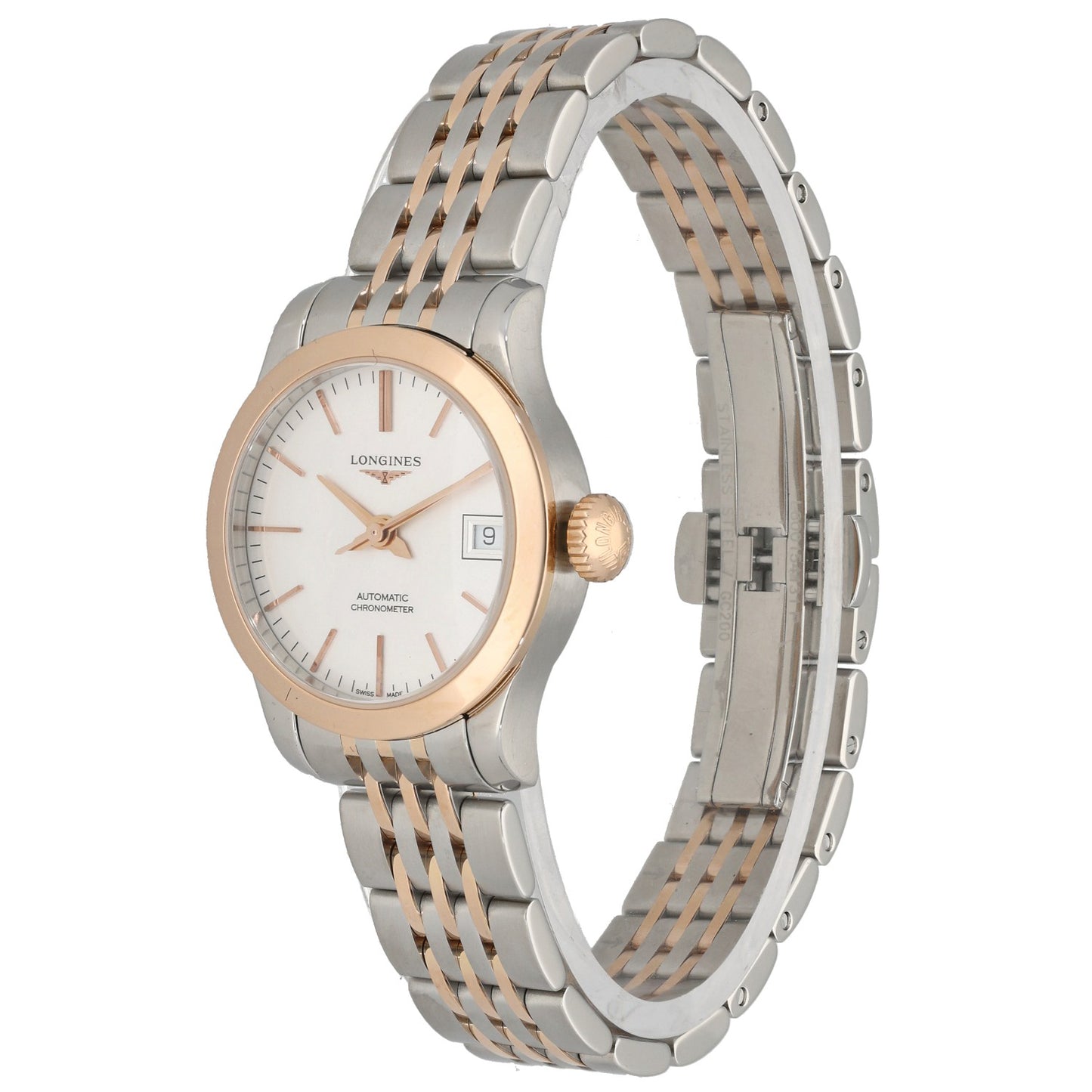 Longines Record L2.320.5 26mm Bi-Colour Watch