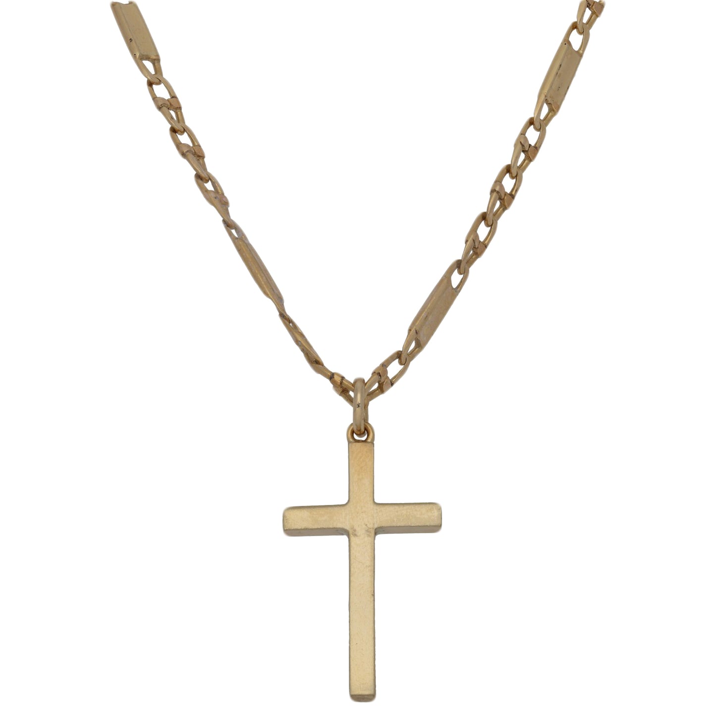 9ct Gold Cross Pendant With Chain