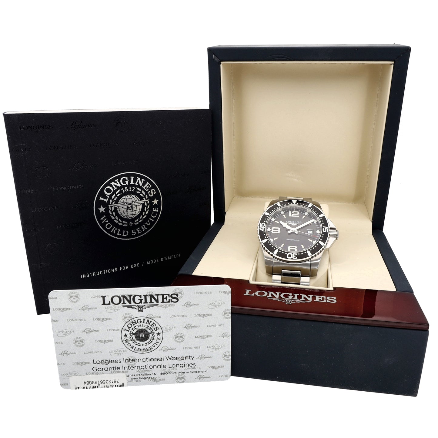Longines Hydro Conquest L3.840.4 44mm Stainless Steel Watch