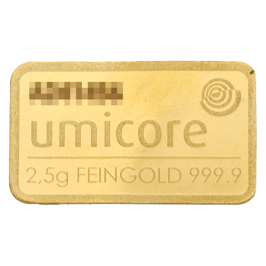 24ct 2.5g Gold Bar
