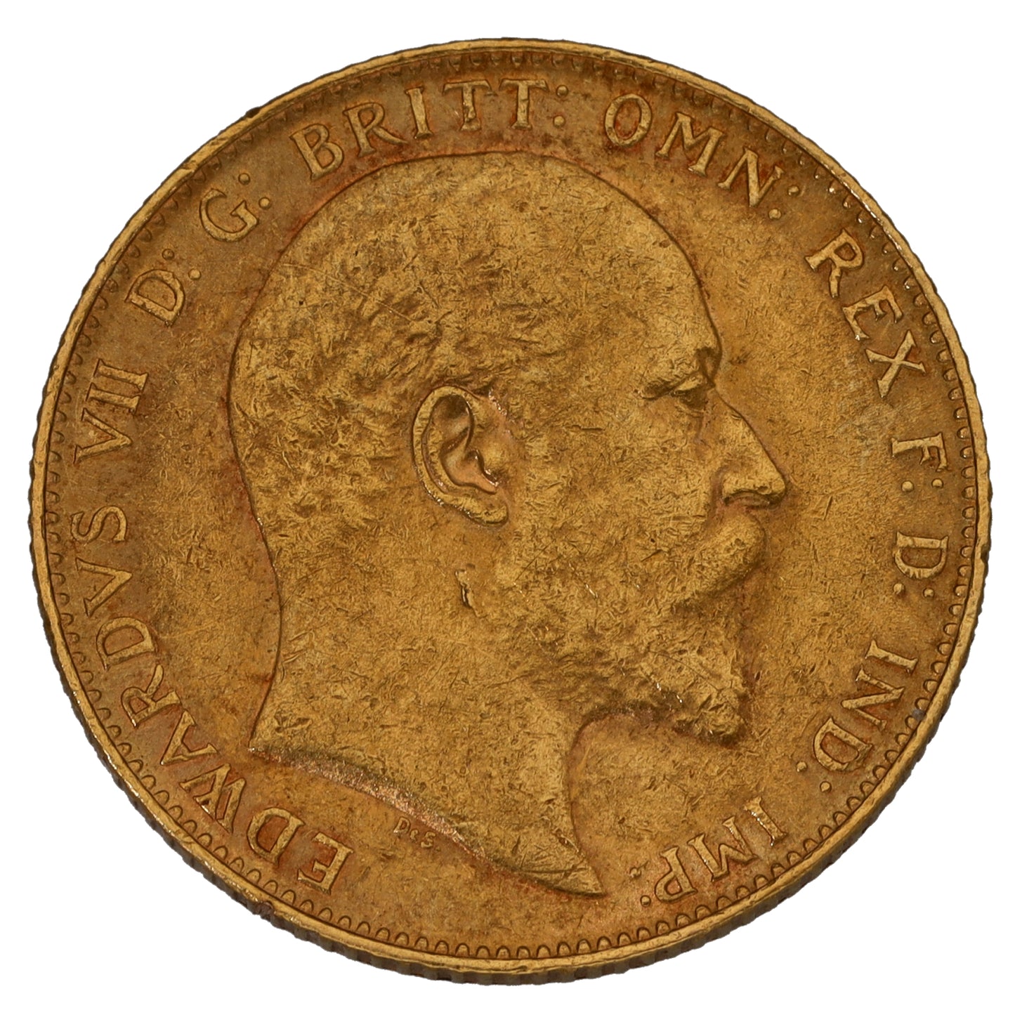 22ct Gold King Edward VII Full Sovereign Coin 1905