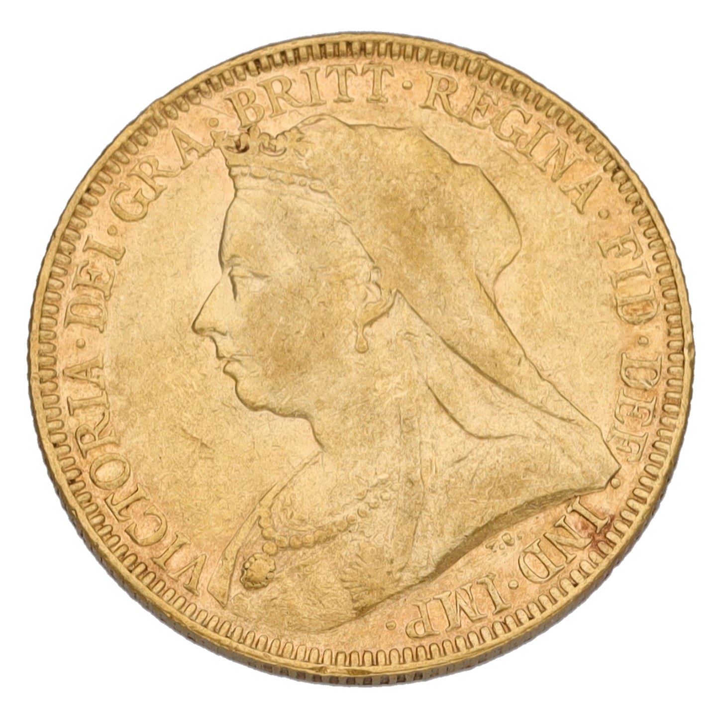 22ct Gold Queen Victoria Full Sovereign Coin 1898