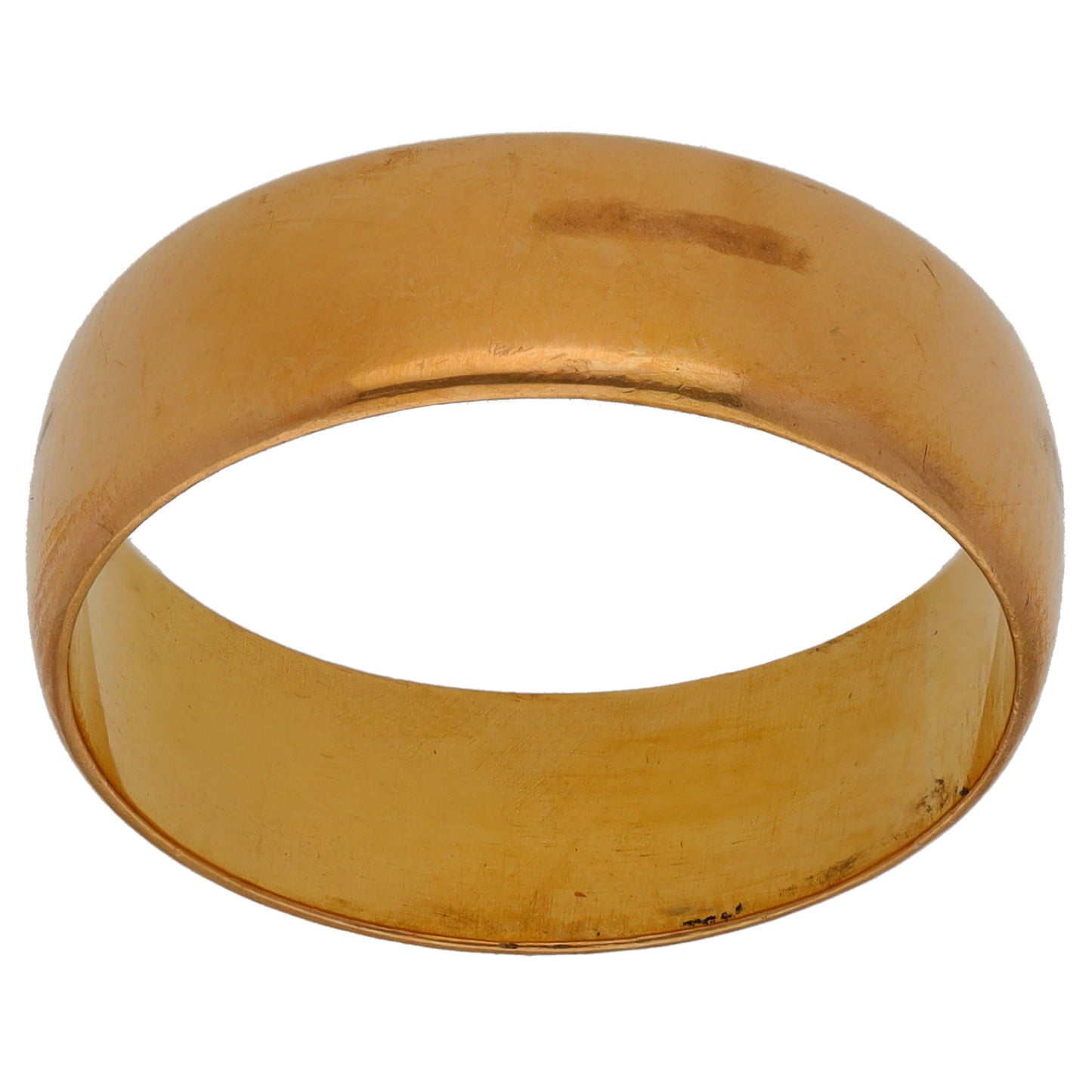 22ct Gold Plain Wedding Ring Size S
