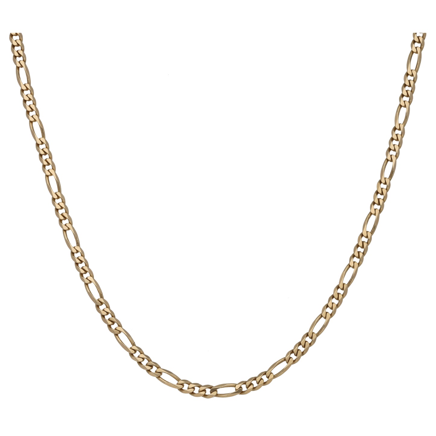 9ct Gold Figaro Chain 18"