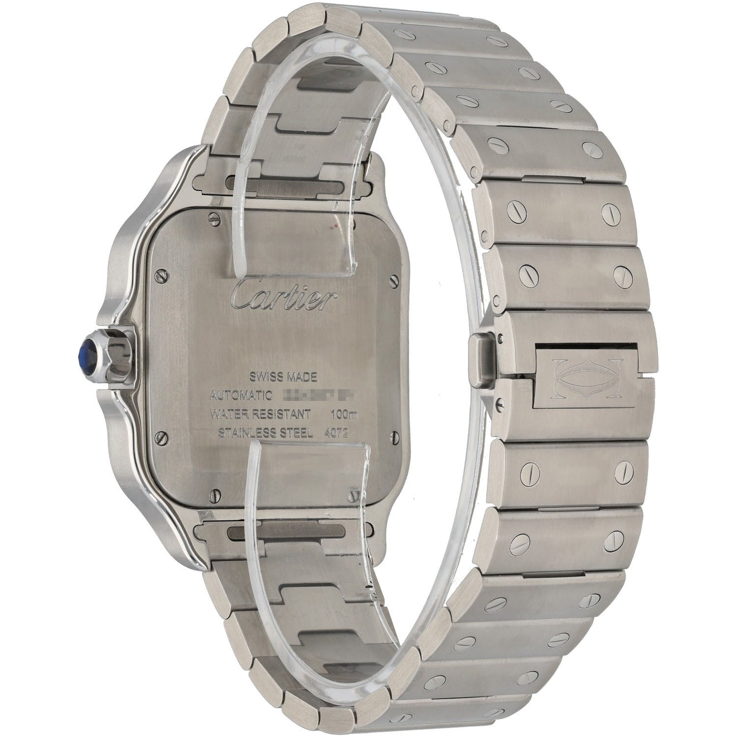 Cartier Santos WSSA0018 37mm Stainless Steel Watch