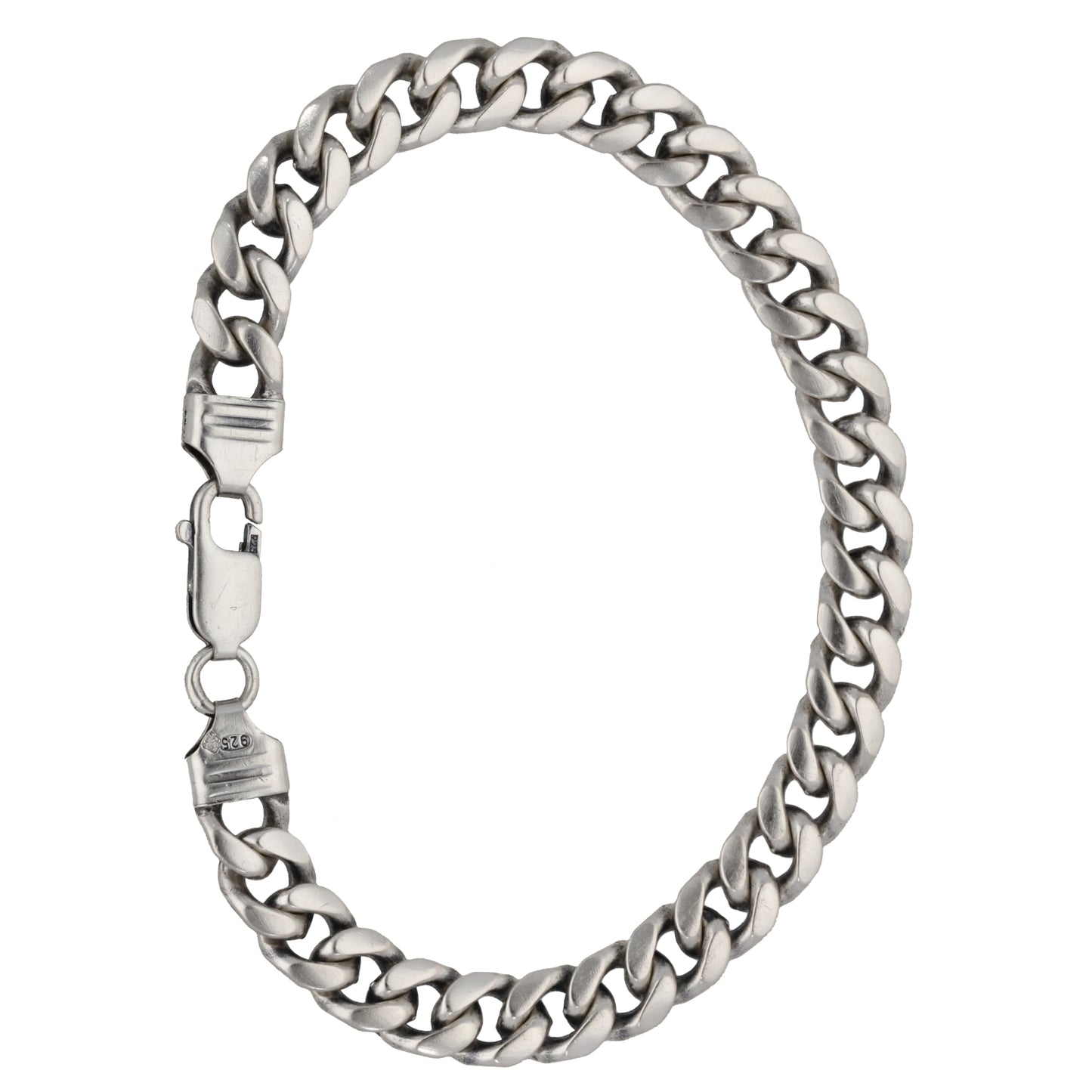 Sterling Silver Curb Bracelet
