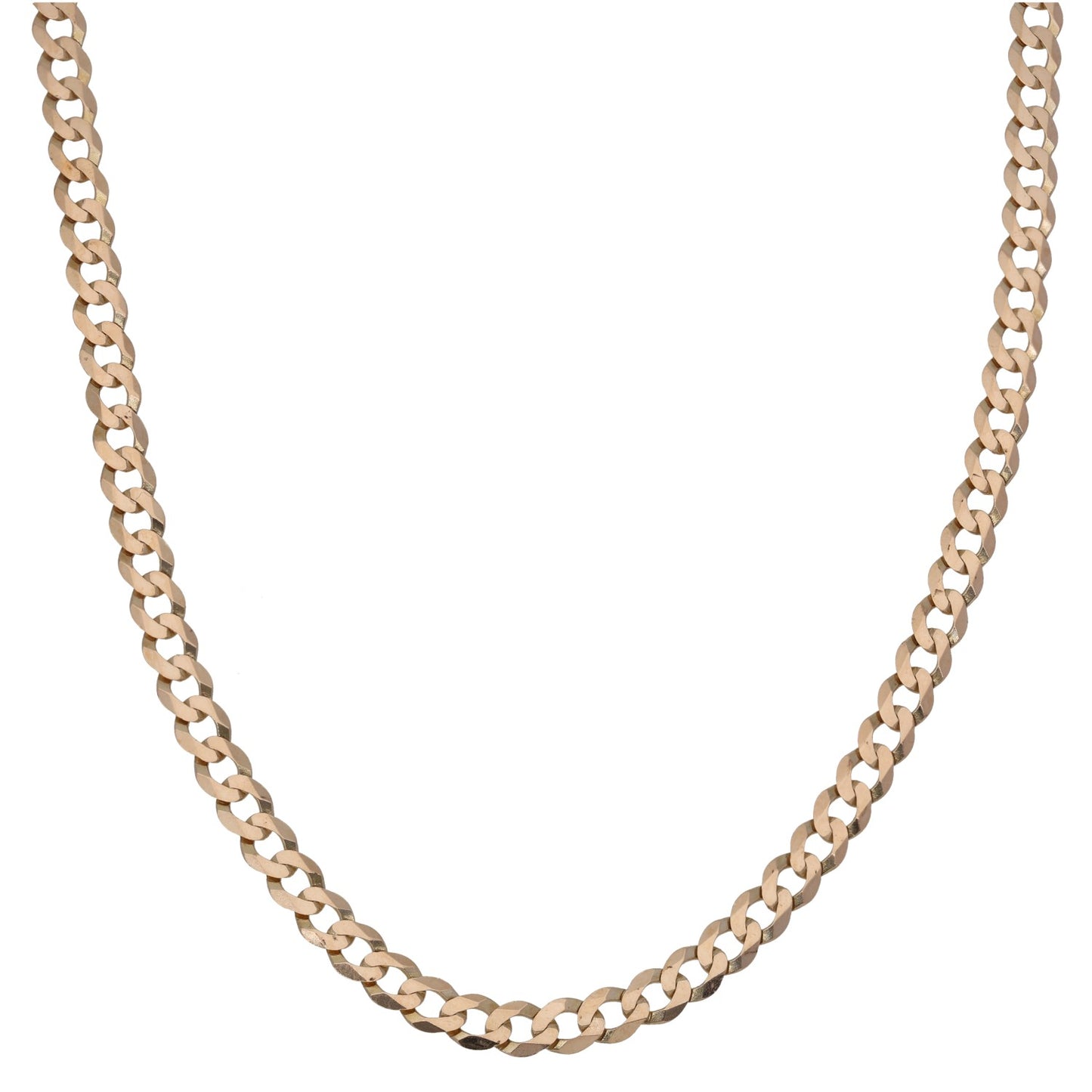 9ct Gold Curb Chain 20"