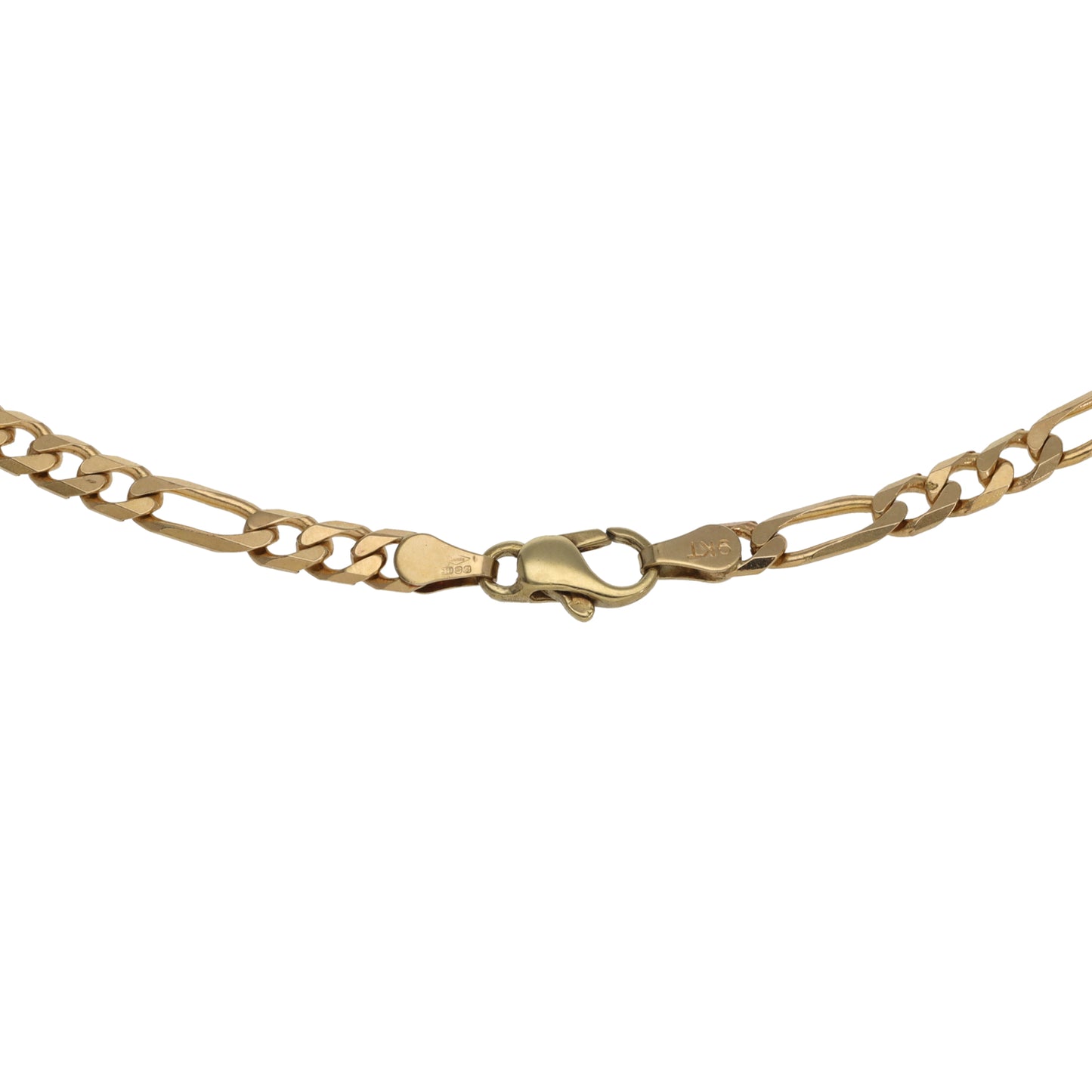 9ct Gold Figaro Chain 22"