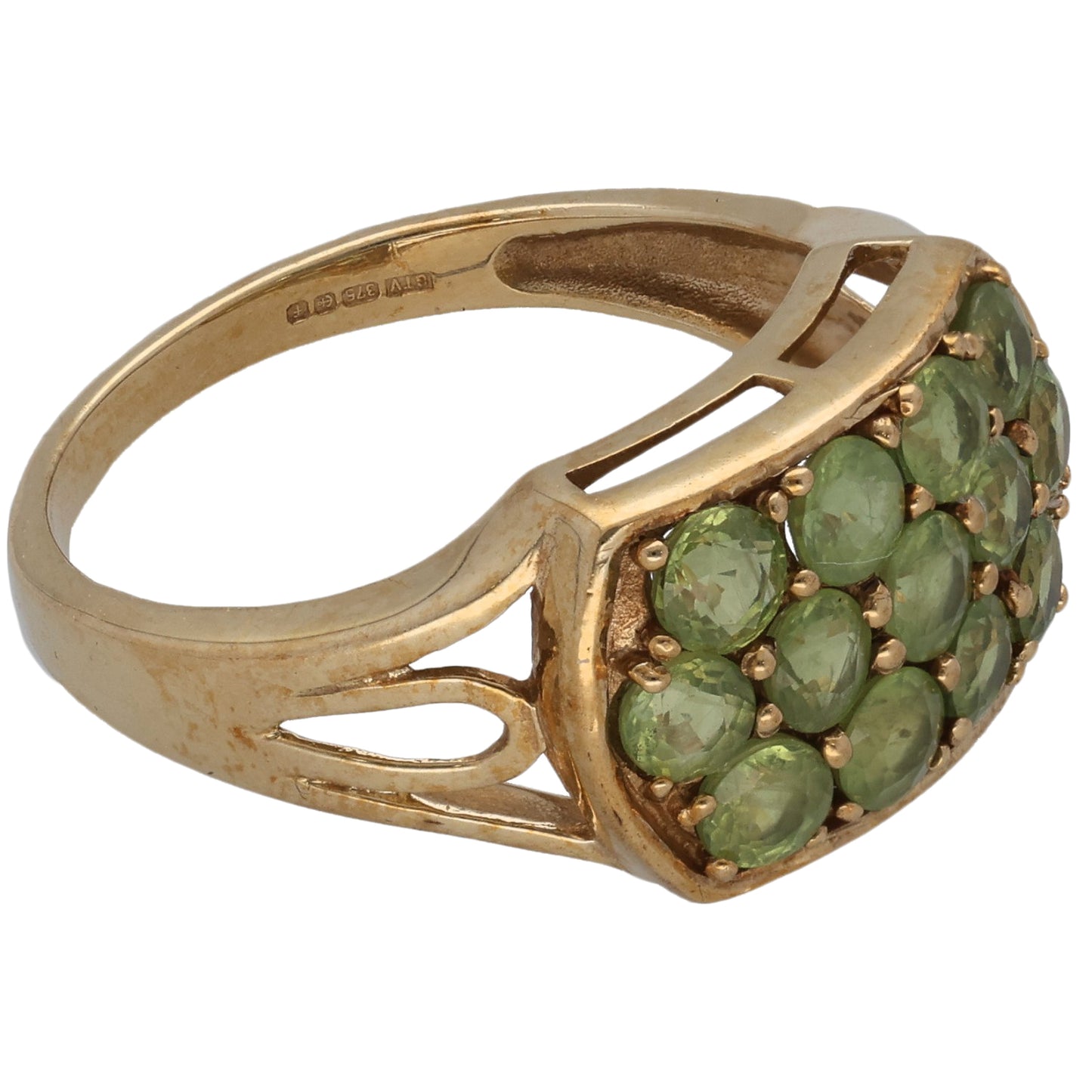 9ct Gold Sapphire Dress/Cocktail Ring Size N