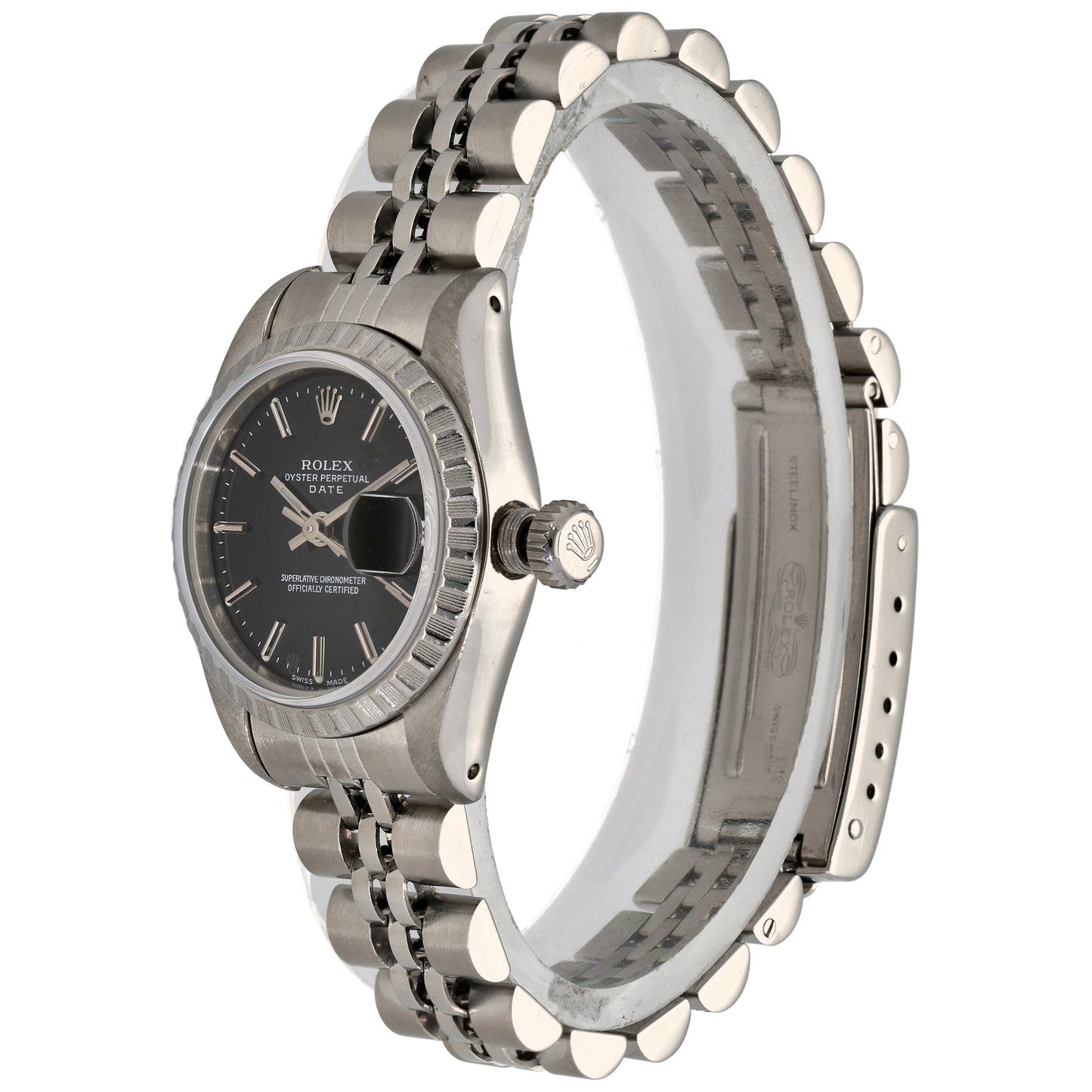 Rolex Date 69240 26mm Stainless Steel Watch