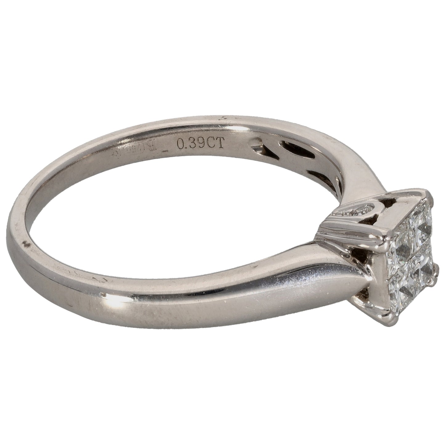 18ct Gold 0.39ct Diamond Dress/Cocktail Ring Size M