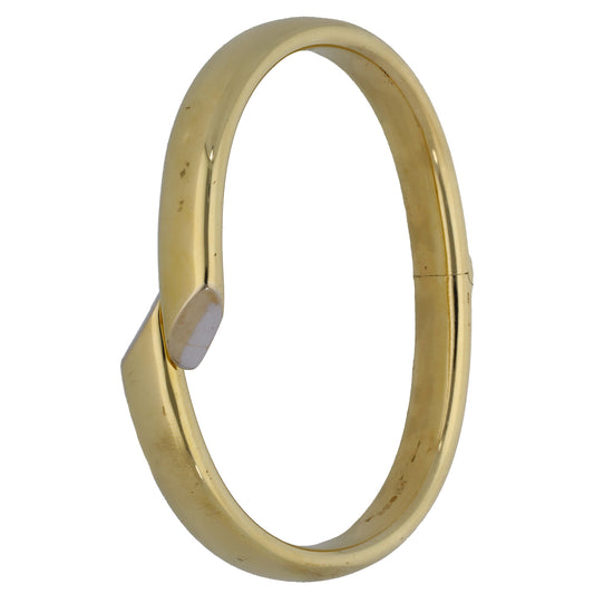 9ct Gold Hinged/Clasp Bangle