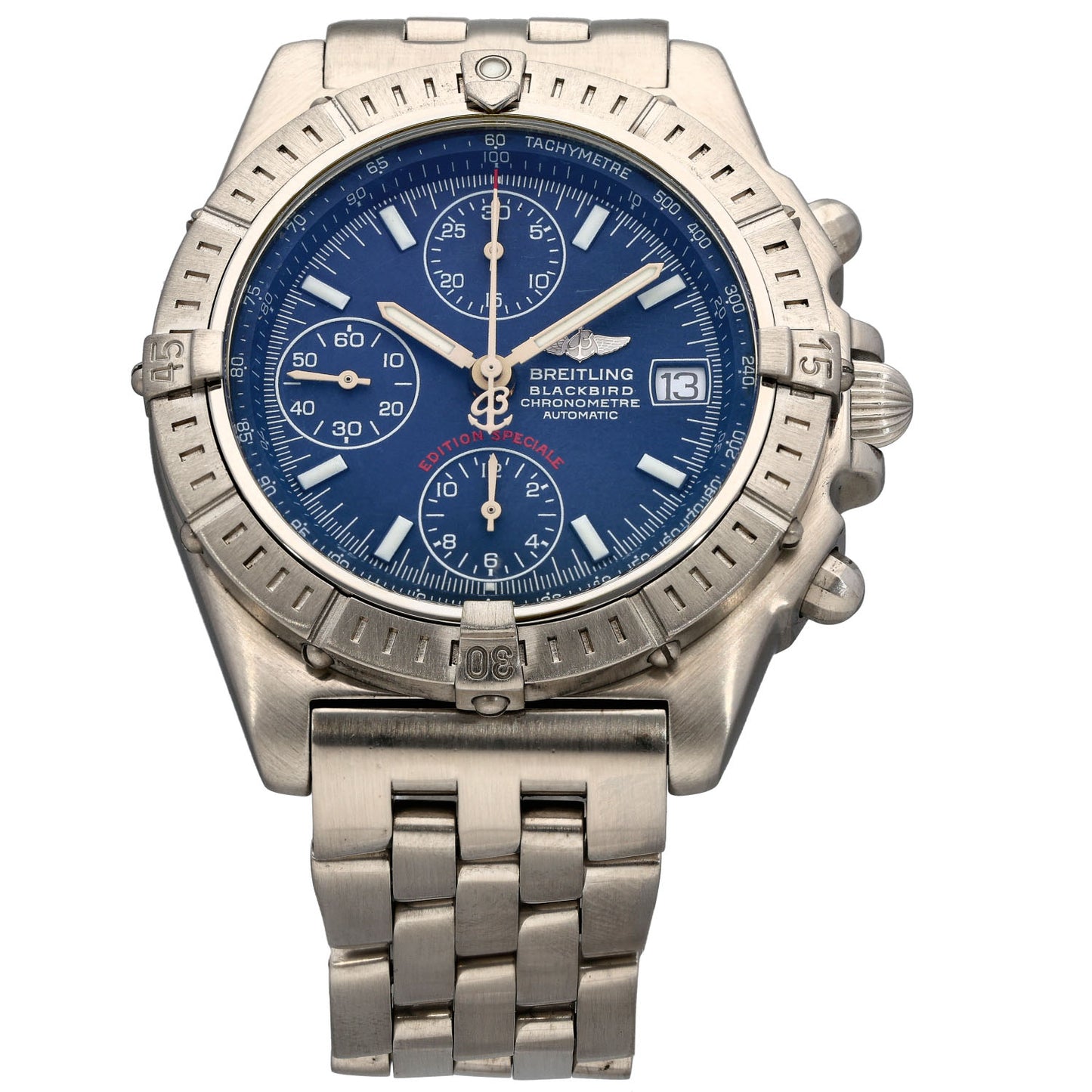 Breitling Blackbird A13353 40mm Stainless Steel Watch