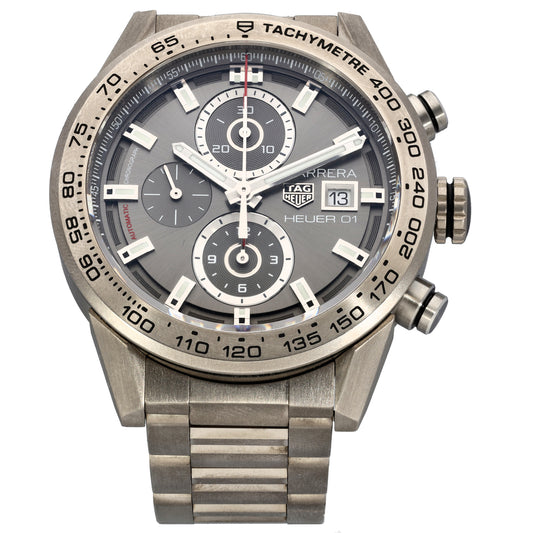Tag Heuer Carrera CAR208Z-0 43mm Titanium Watch