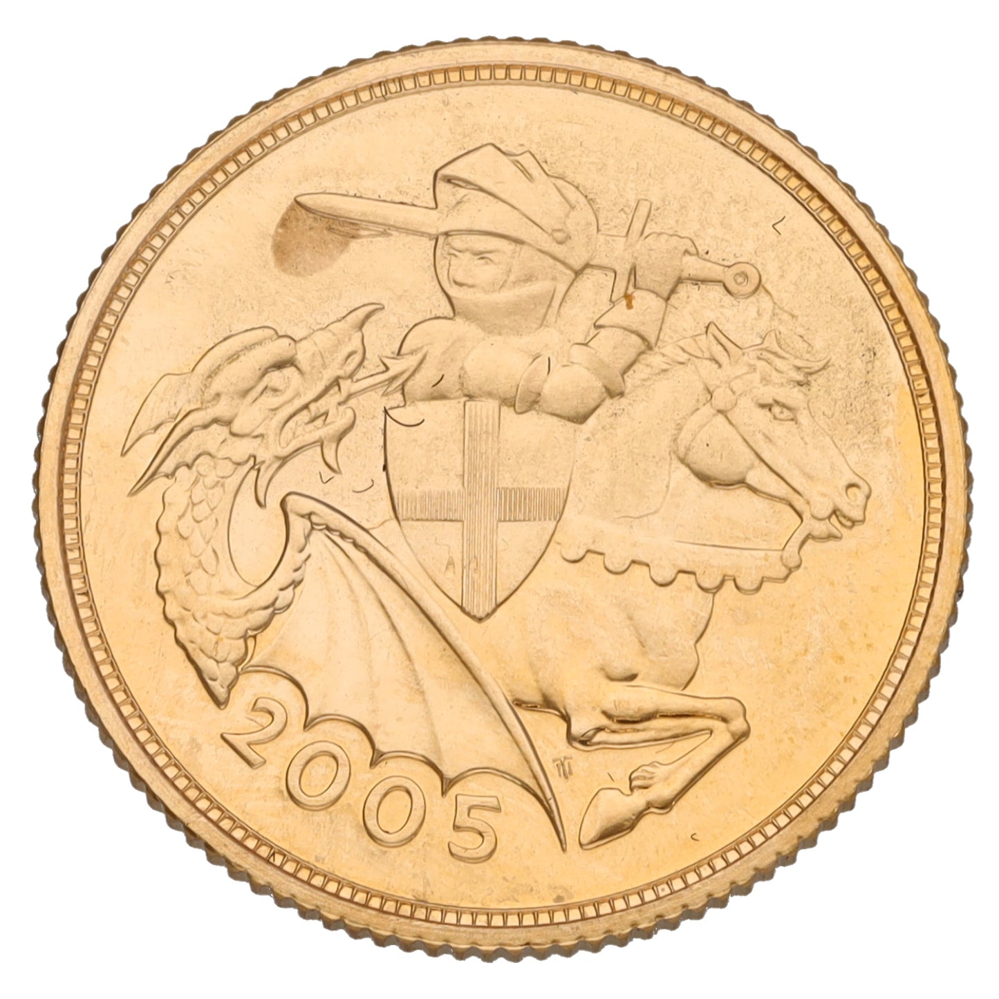 22ct Gold Queen Elizabeth II Full Sovereign Coin 2005