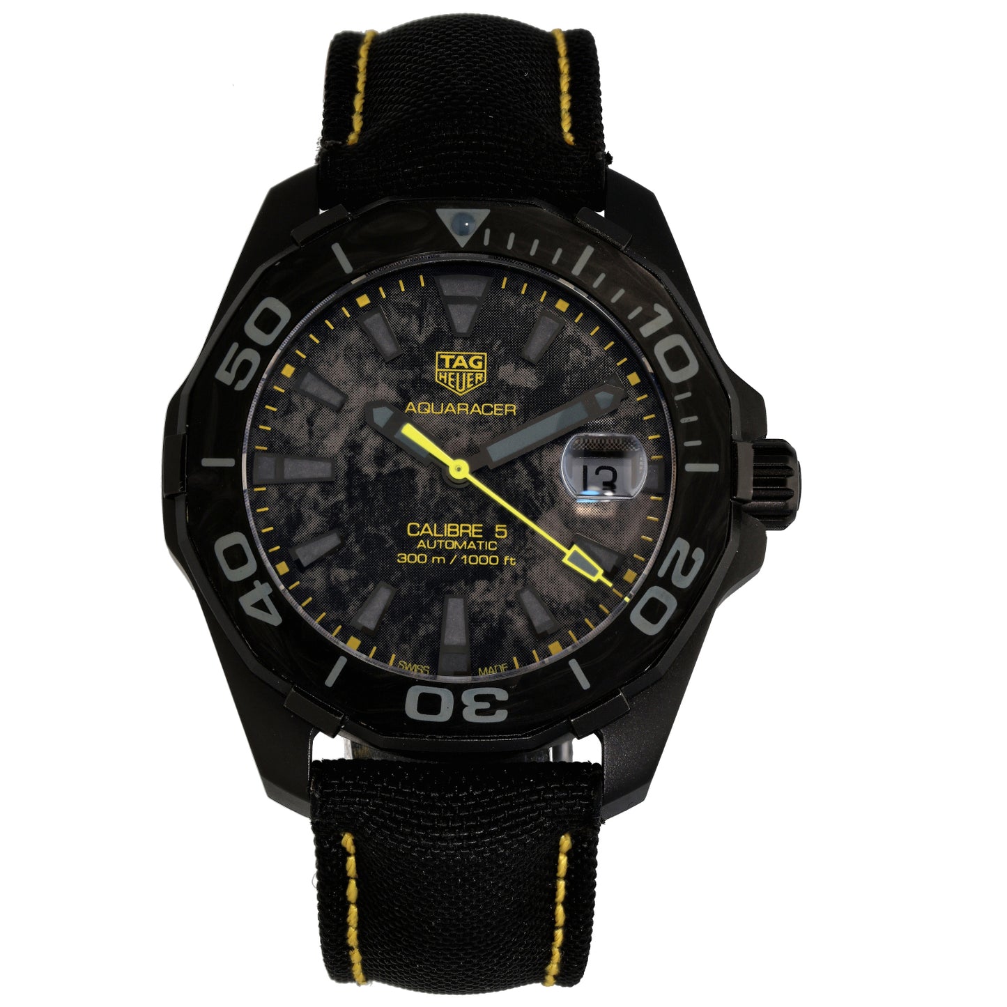 Tag Heuer Aquaracer WBD218B 41mm PVD Titanium & Carbon Watch