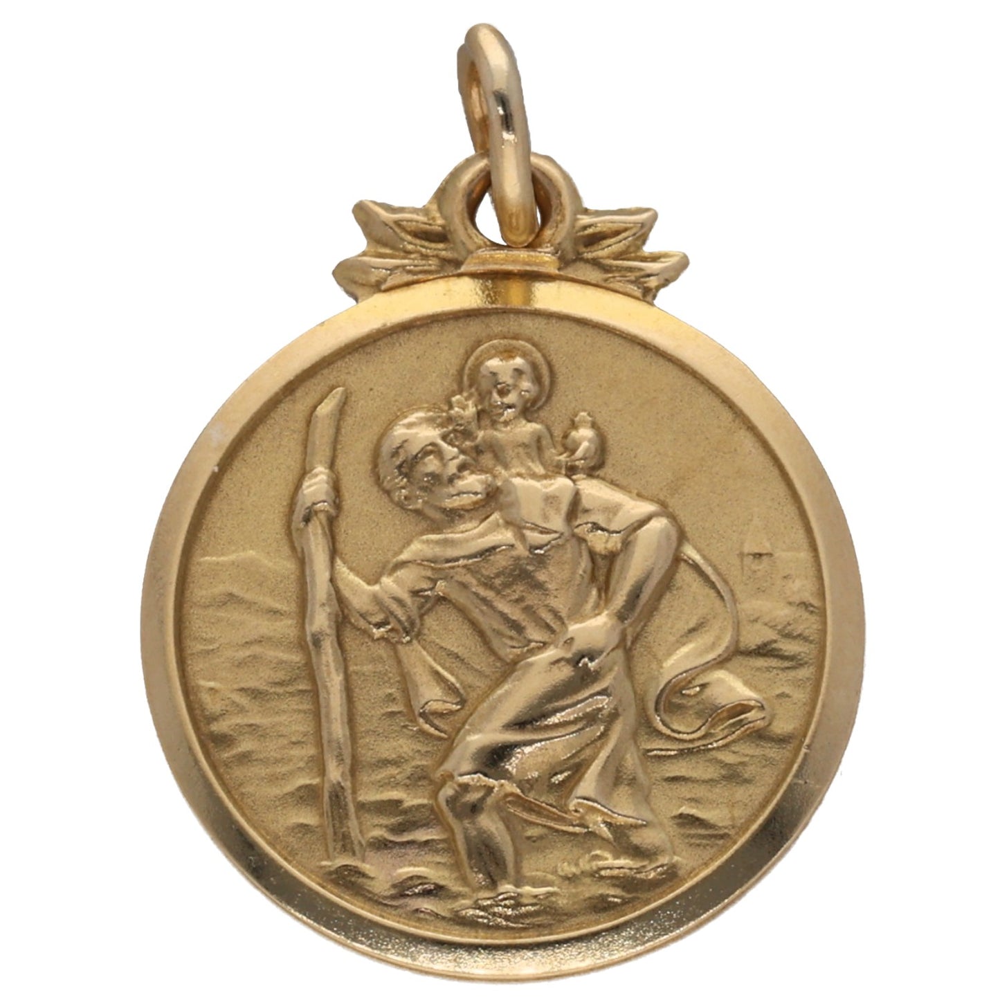 9ct Gold St Christopher Pendant
