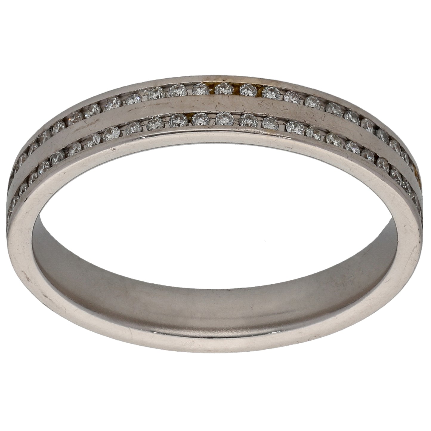 14ct White Gold 0.50ct Diamond Eternity Ring Size V