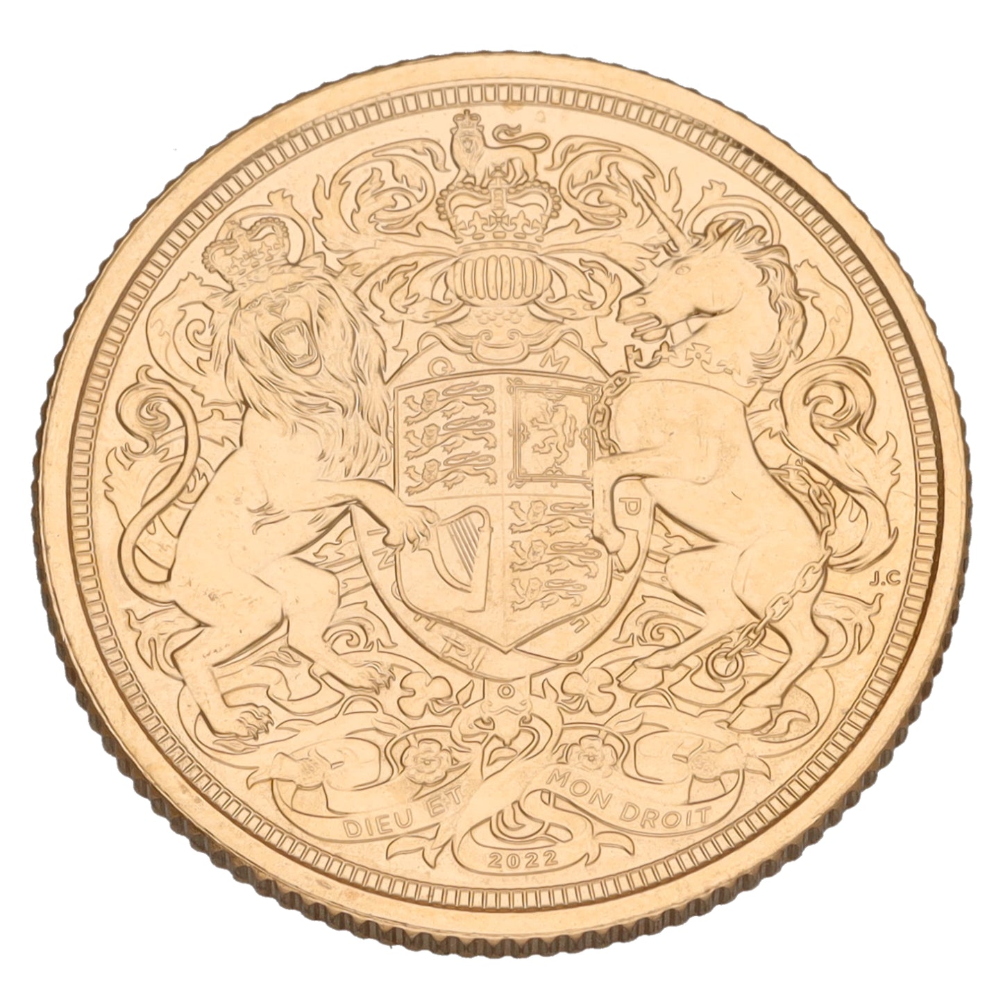 22ct Gold King Charles III Full Sovereign Coin 2022
