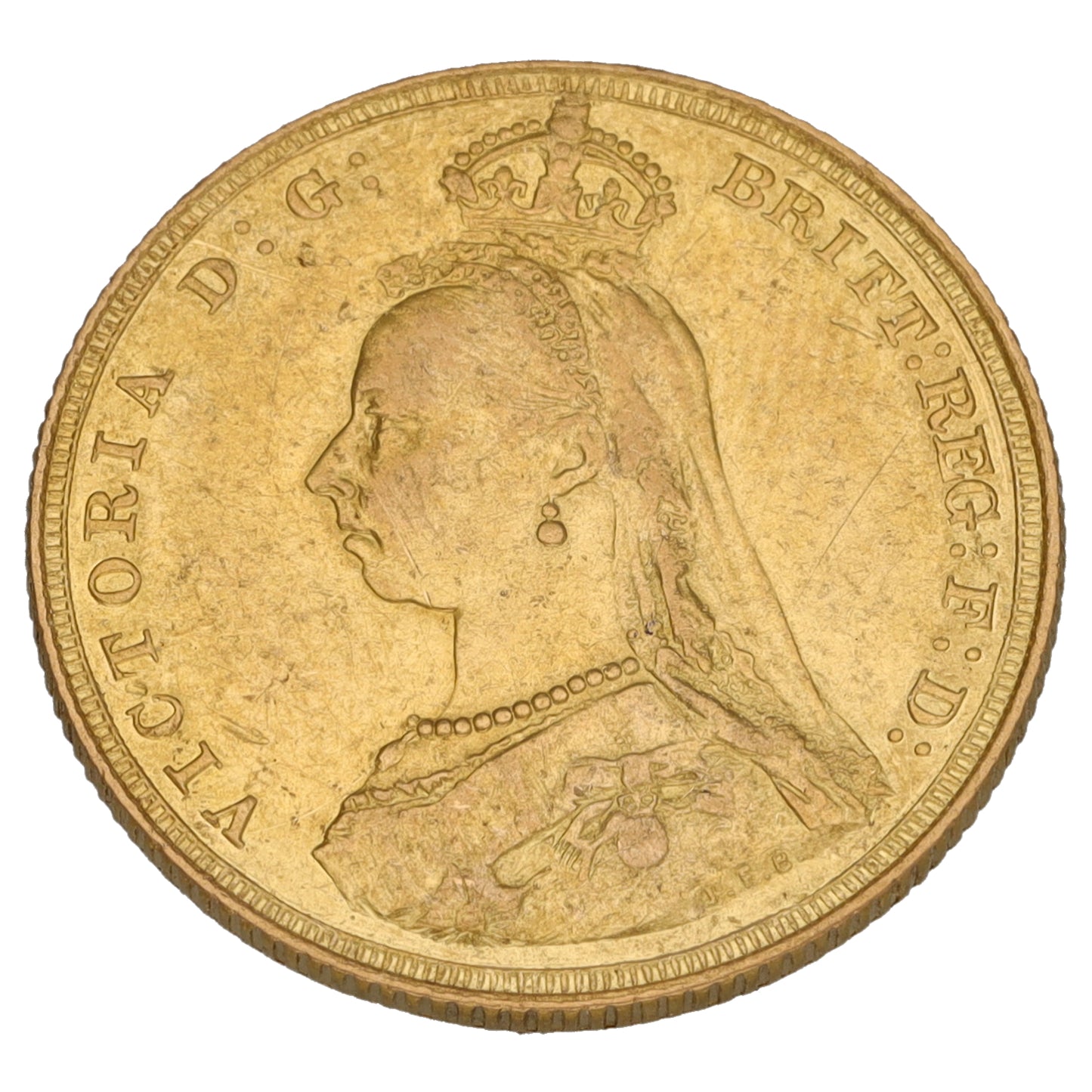 22ct Gold Queen Victoria Full Sovereign Coin 1887