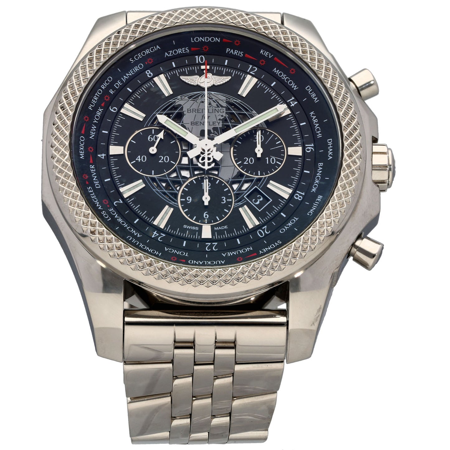 Breitling Bentley AB0521 49mm Stainless Steel Watch