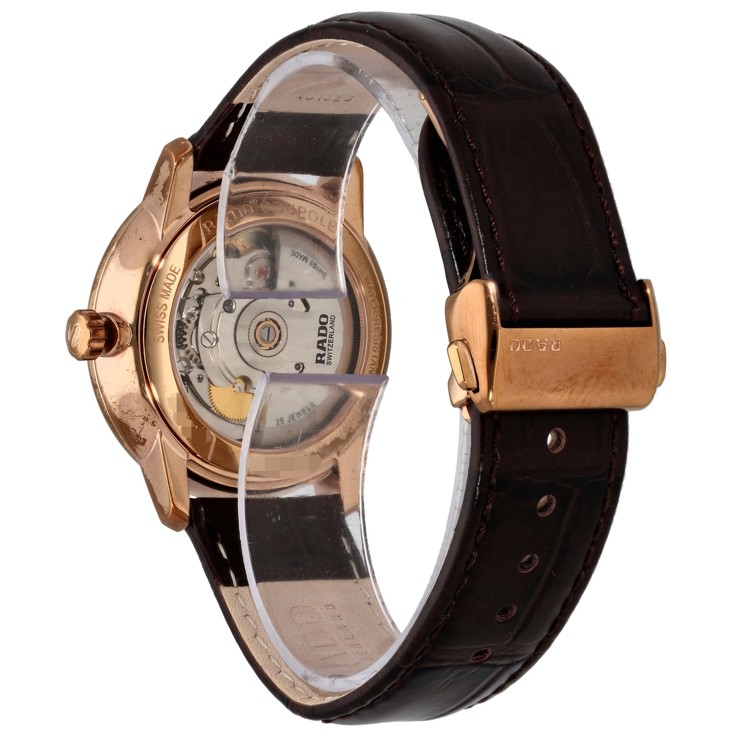Rado Coupole 763.3861.2 37.7mm Gold Plated Watch