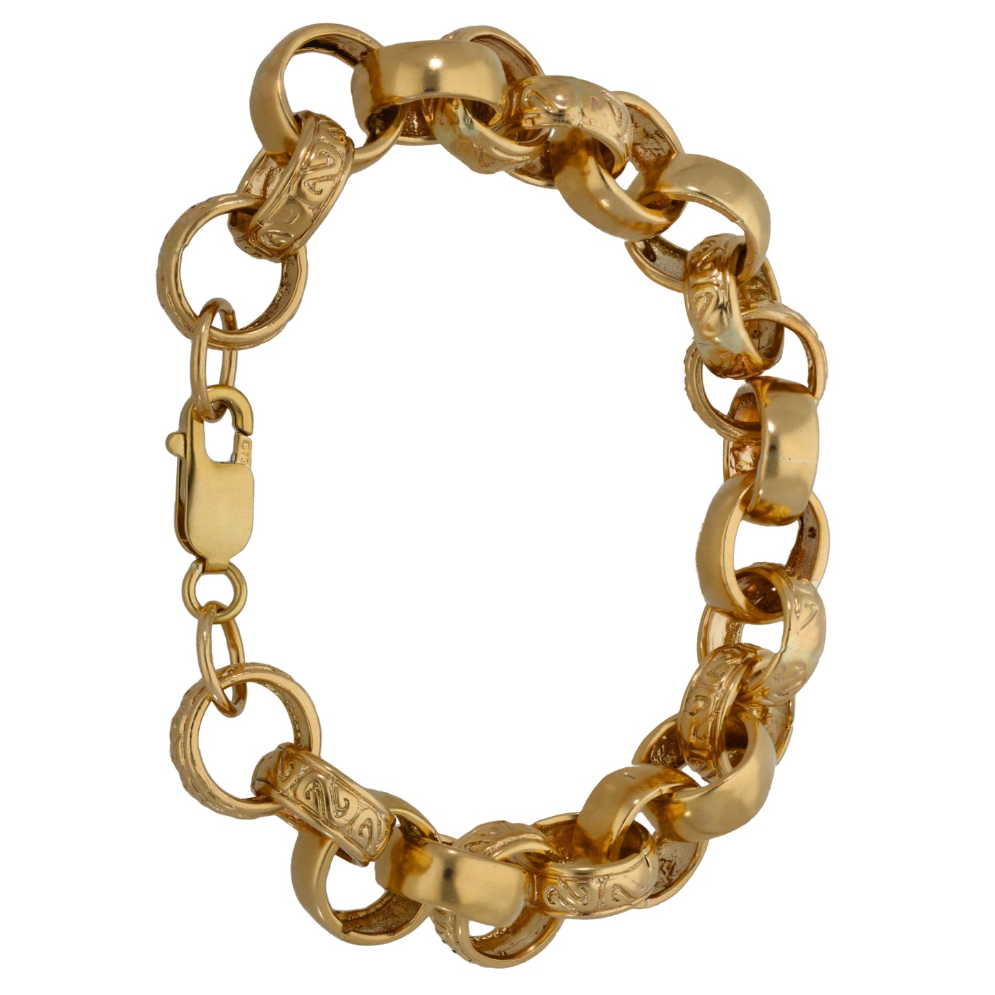 9ct Gold Belcher Bracelet