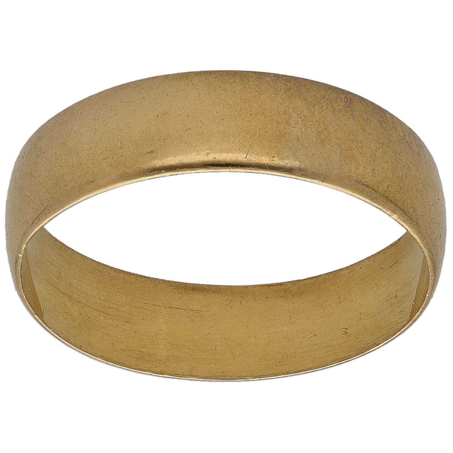 22ct Gold Plain Wedding Ring Size O