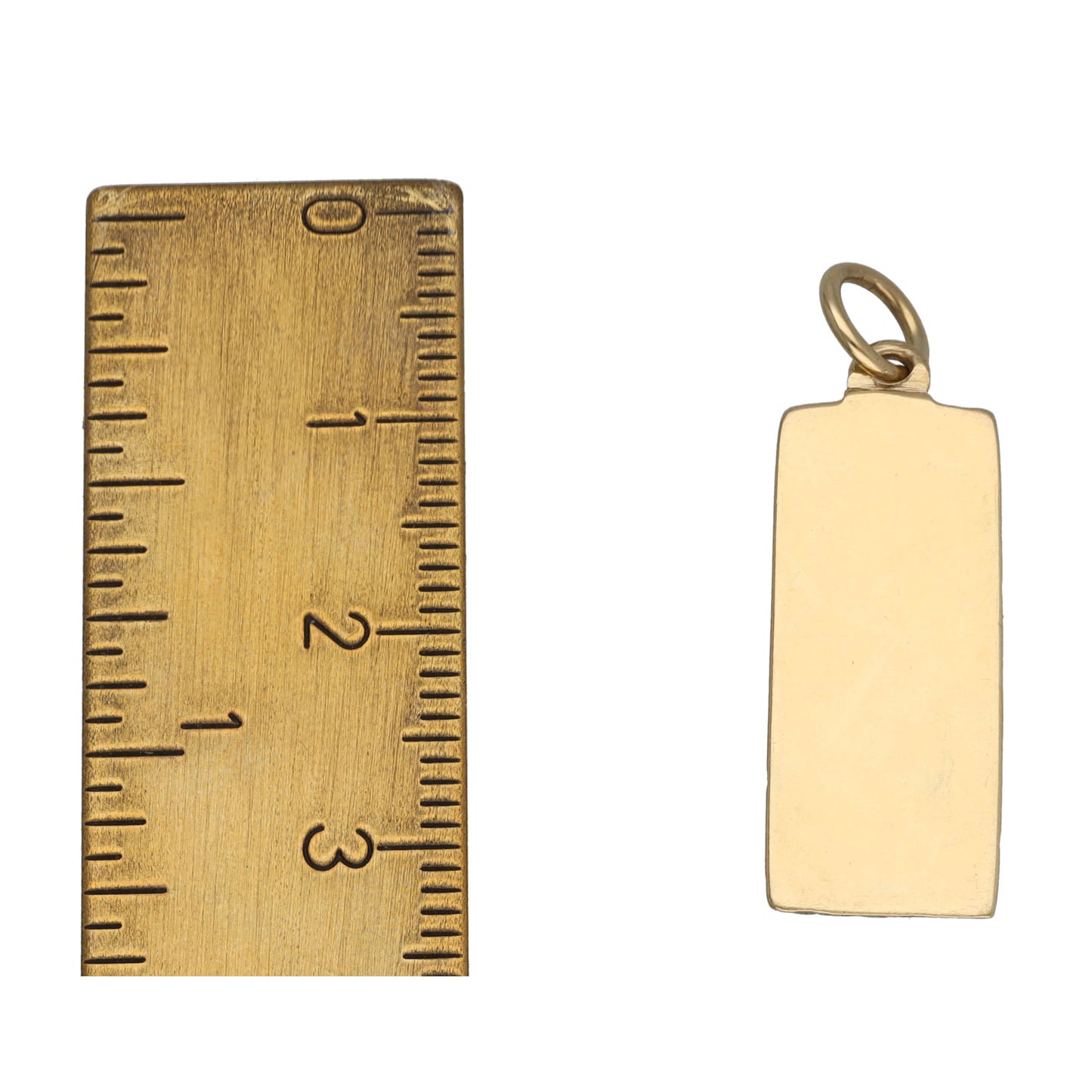9ct Gold Ingot Pendant