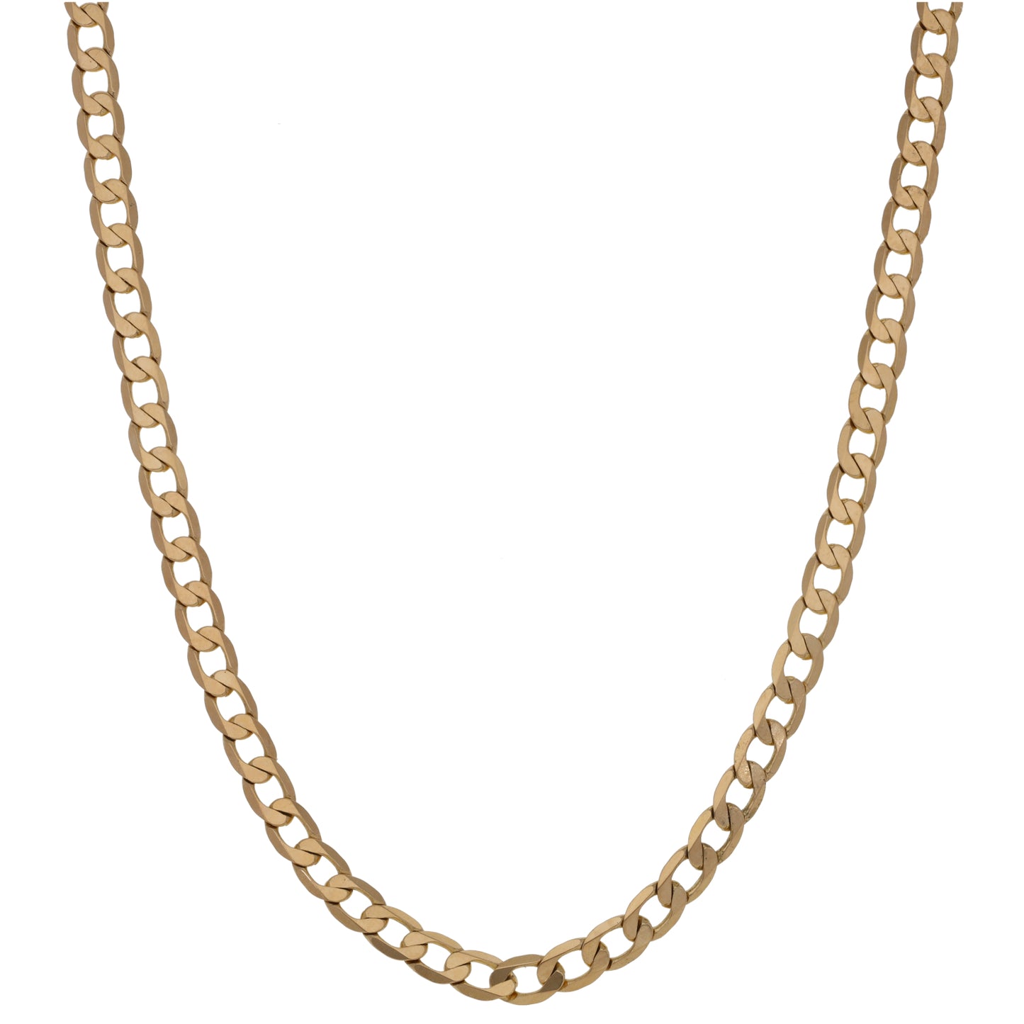 9ct Gold Curb Chain 20"