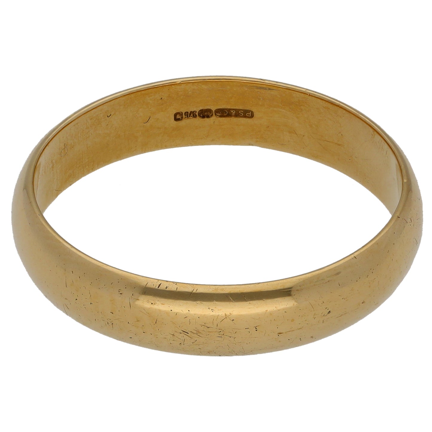 9ct Gold Plain Wedding Ring Size Y