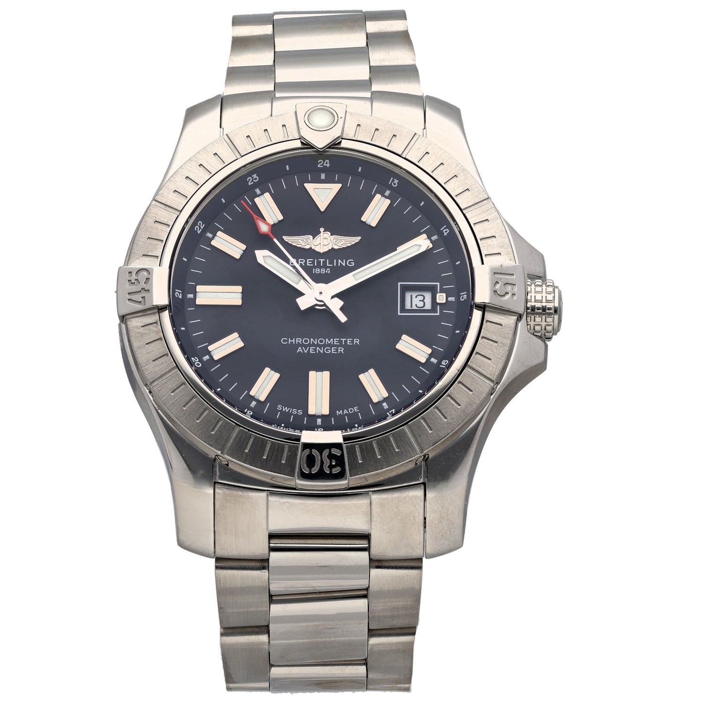 Breitling Avenger A17318 43mm Stainless Steel Watch