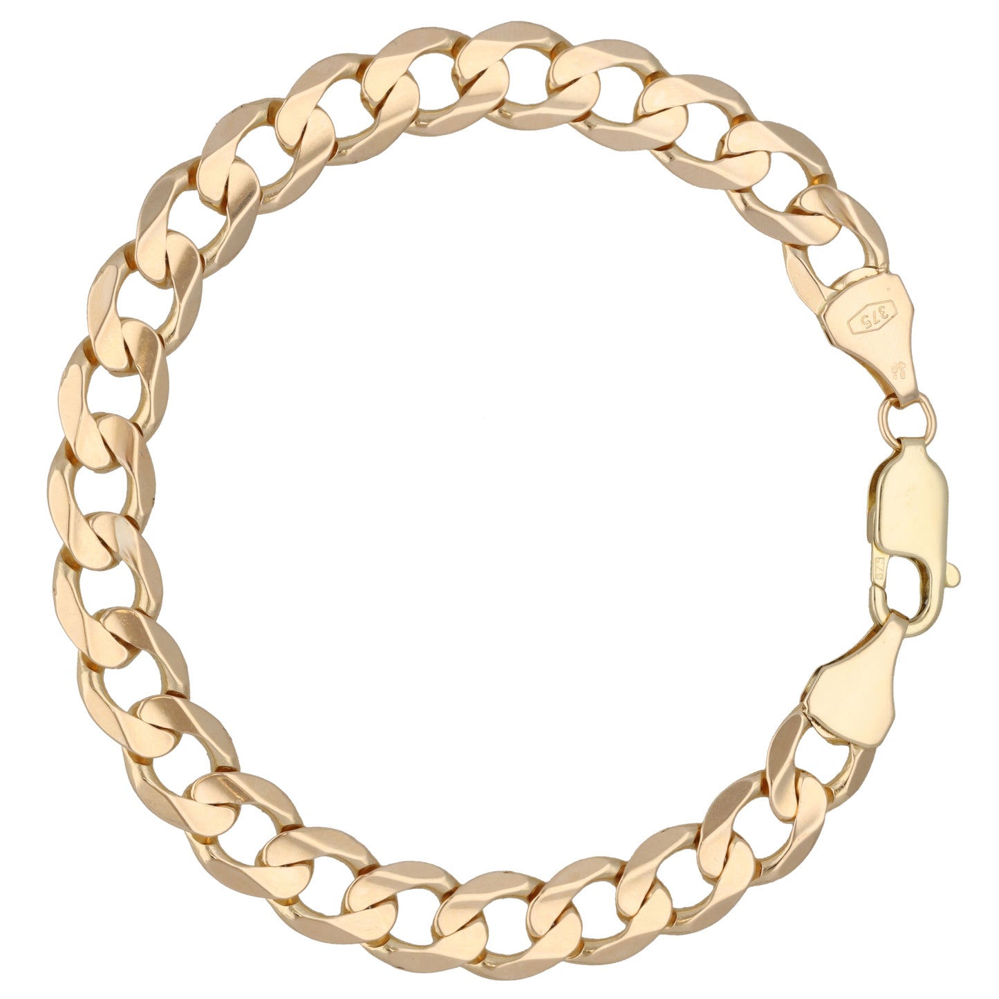 9ct Gold Curb Bracelet