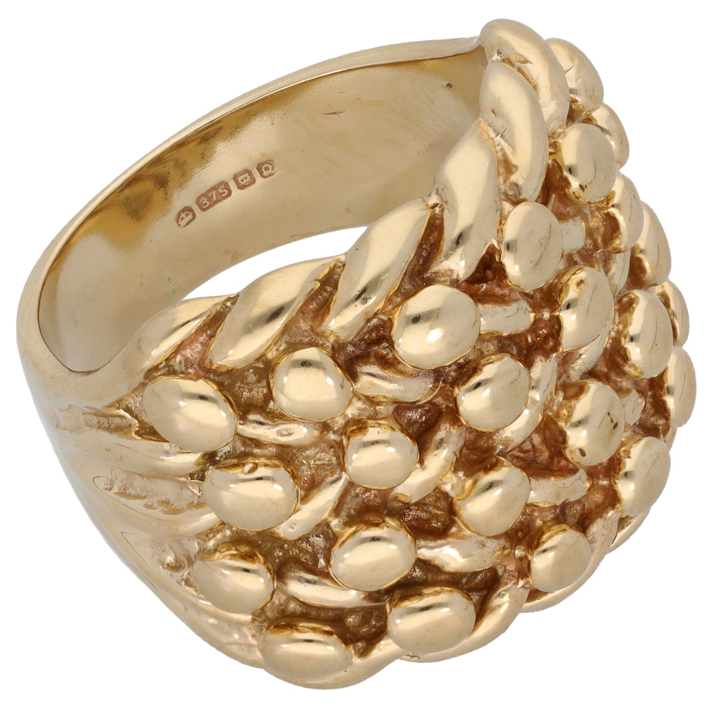 9ct Gold Keeper Ring Size U