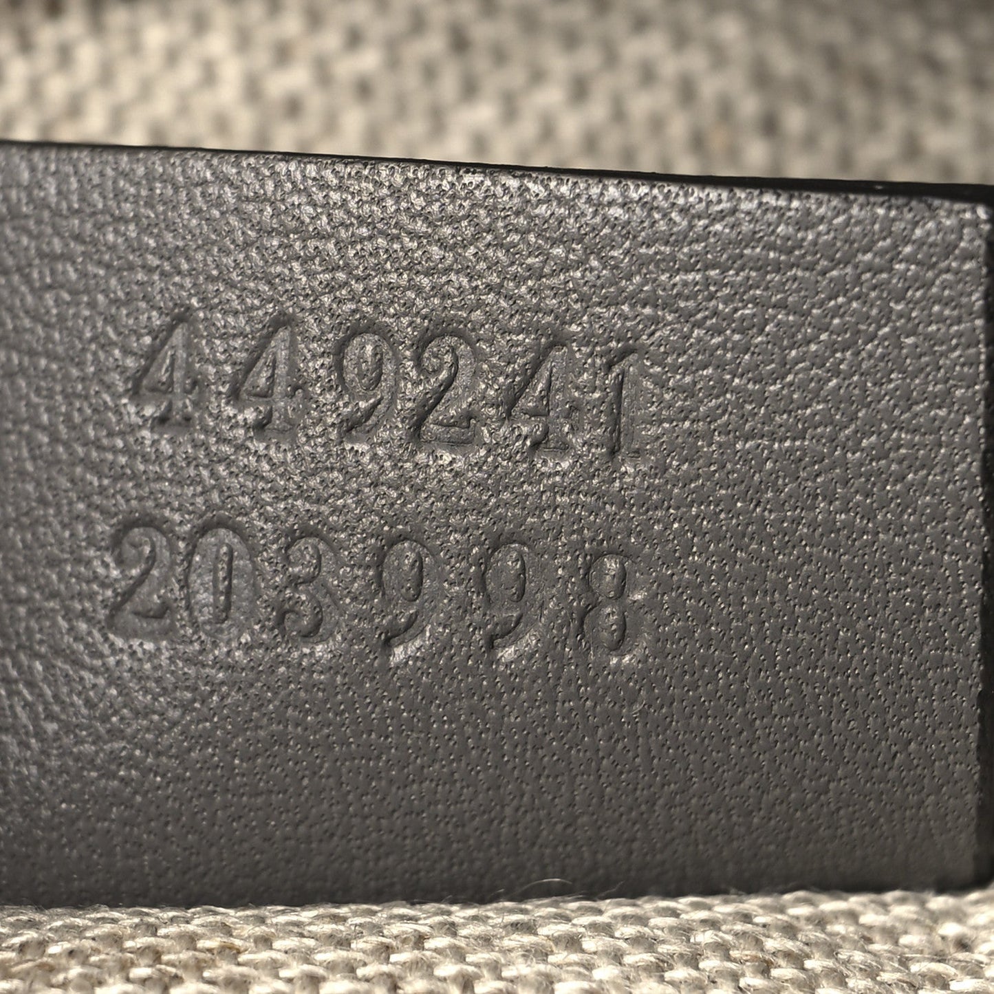 Gucci Microguccissima Small Bree Tote Leather Bag - Graphite