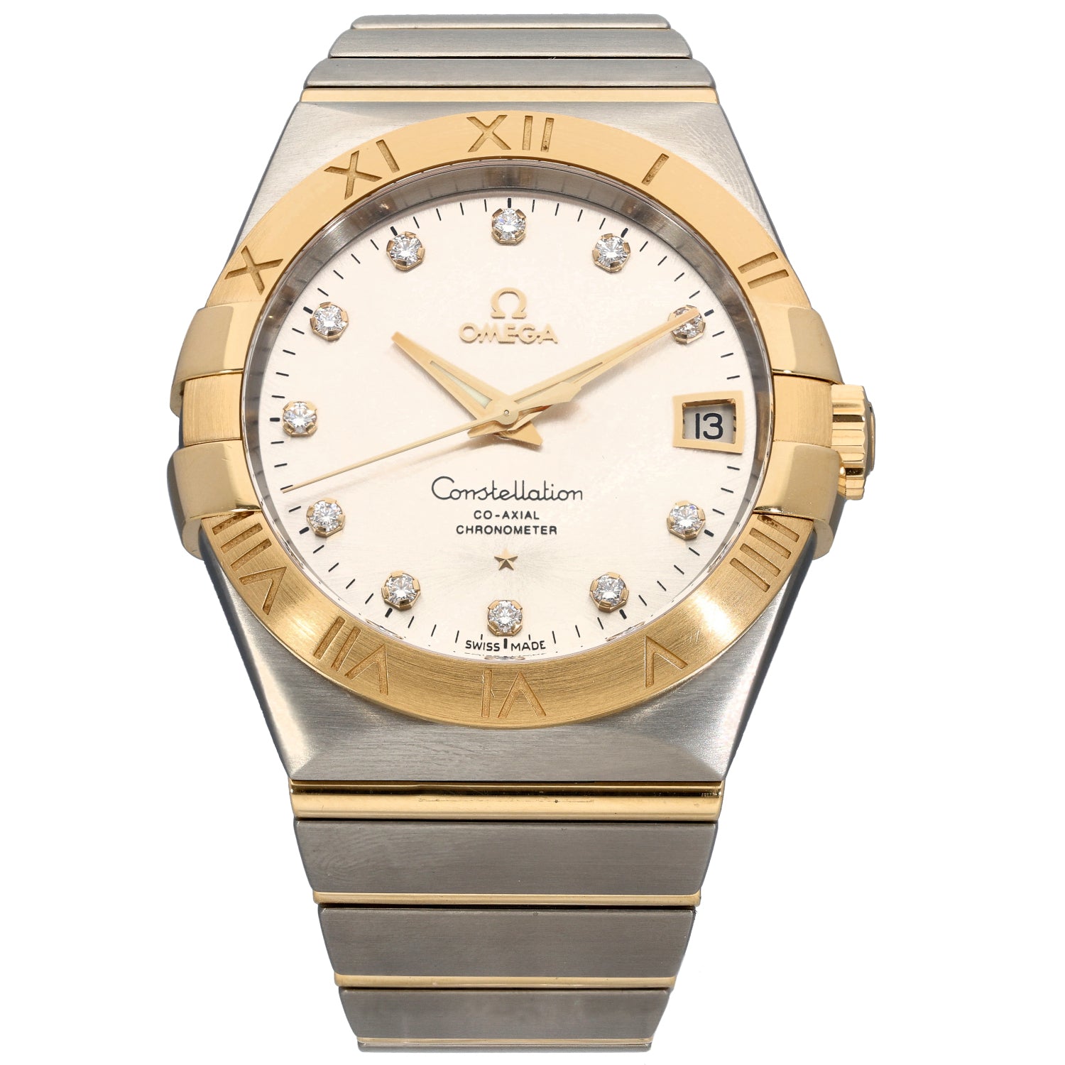 Omega Constellation 38mm Bi-Colour Watch H&T