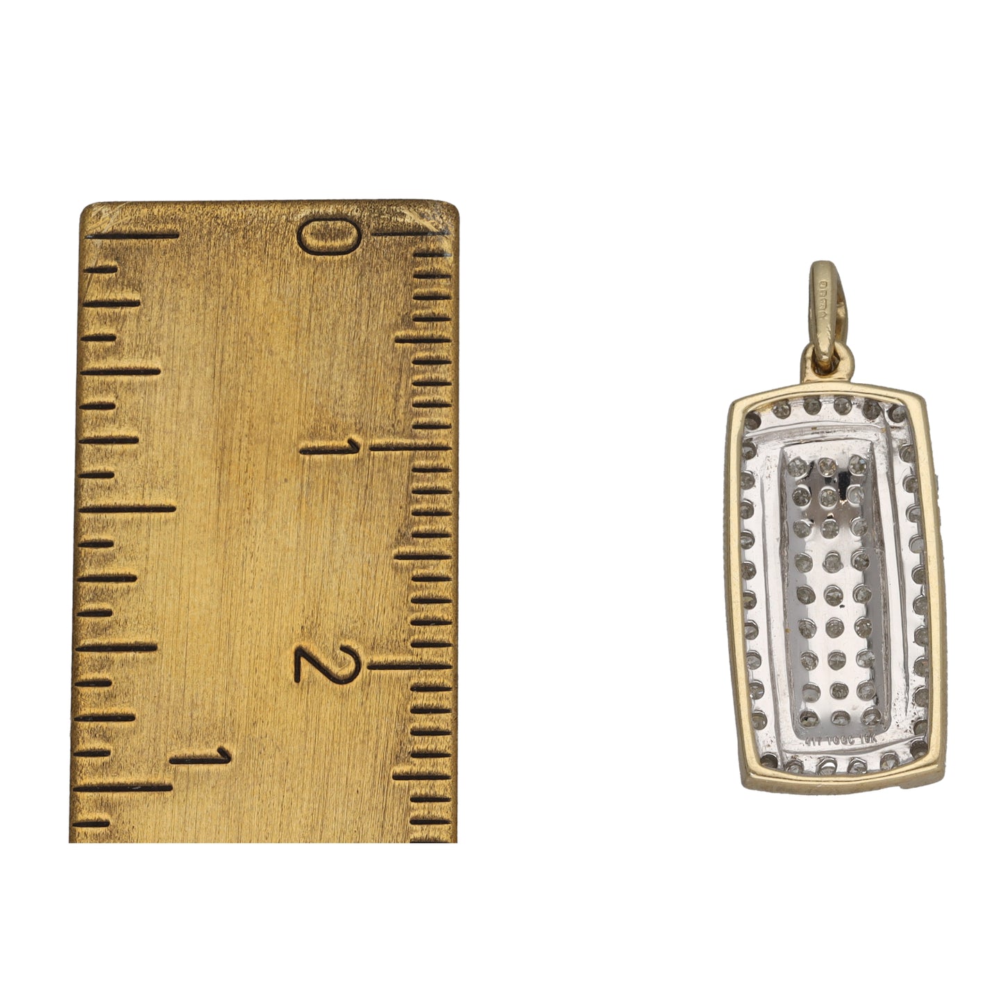 9ct Gold 0.59ct Diamond Dress/Cocktail Pendant
